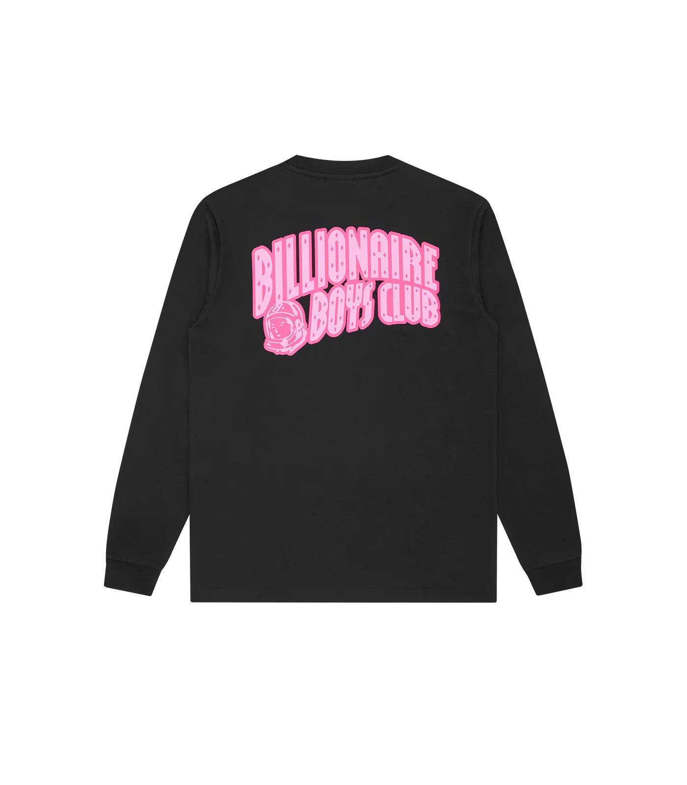 NEON OUTLINE ARCH LOGO L/S T-SHIRT - BLACK/PINK - Image 2