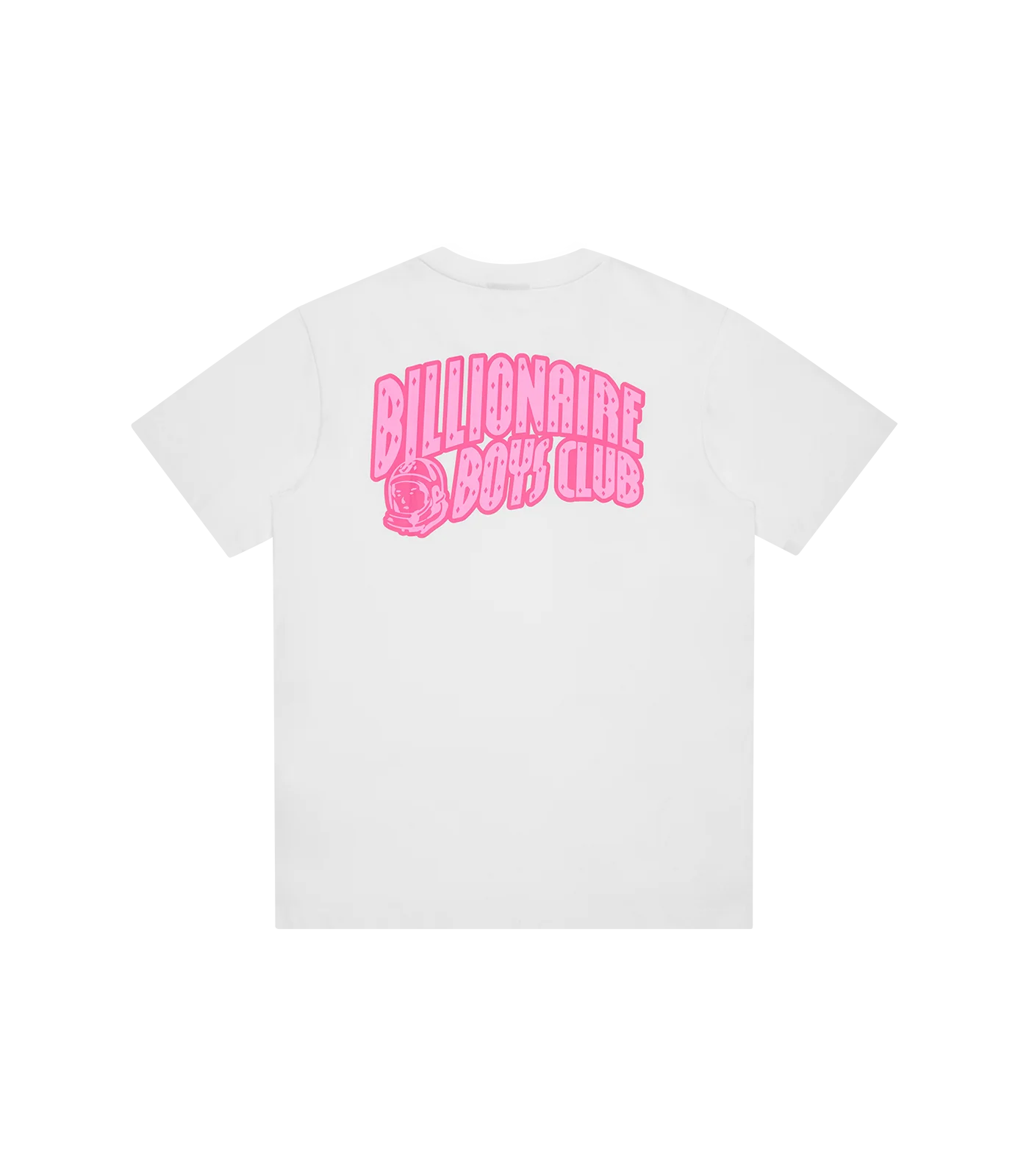 NEON OUTLINE ARCH LOGO T-SHIRT - WHITE/PINK - Image 2