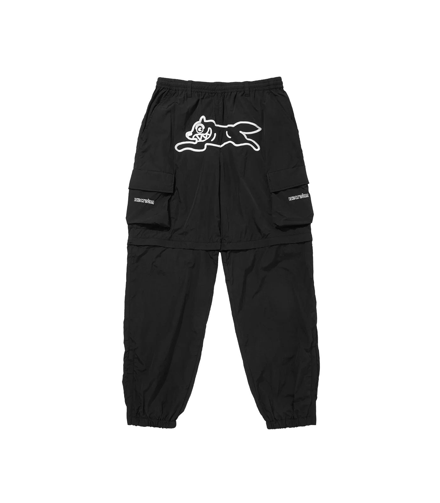 NYLON 2WAY PANTS - BLACK