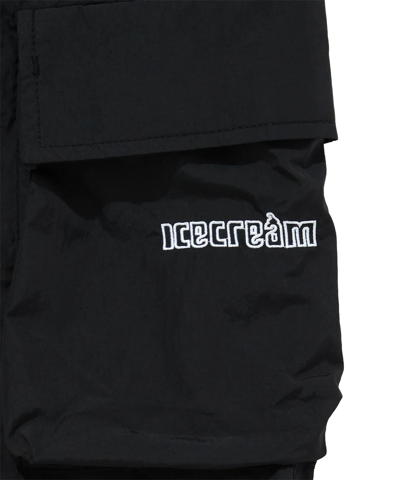 NYLON 2WAY PANTS - BLACK - Image 6
