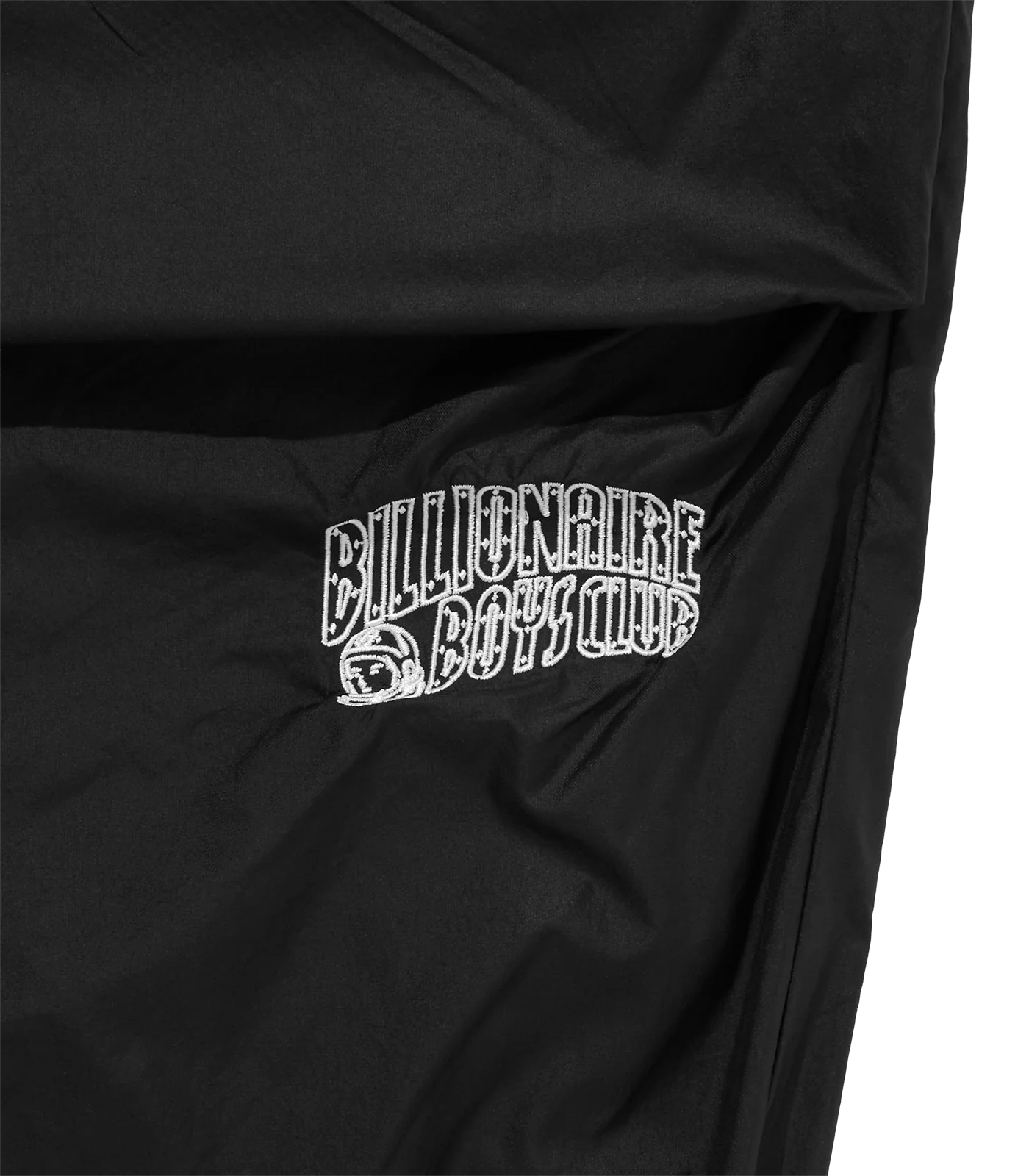 NYLON WIDE CARGO PANTS - BLACK - Image 5