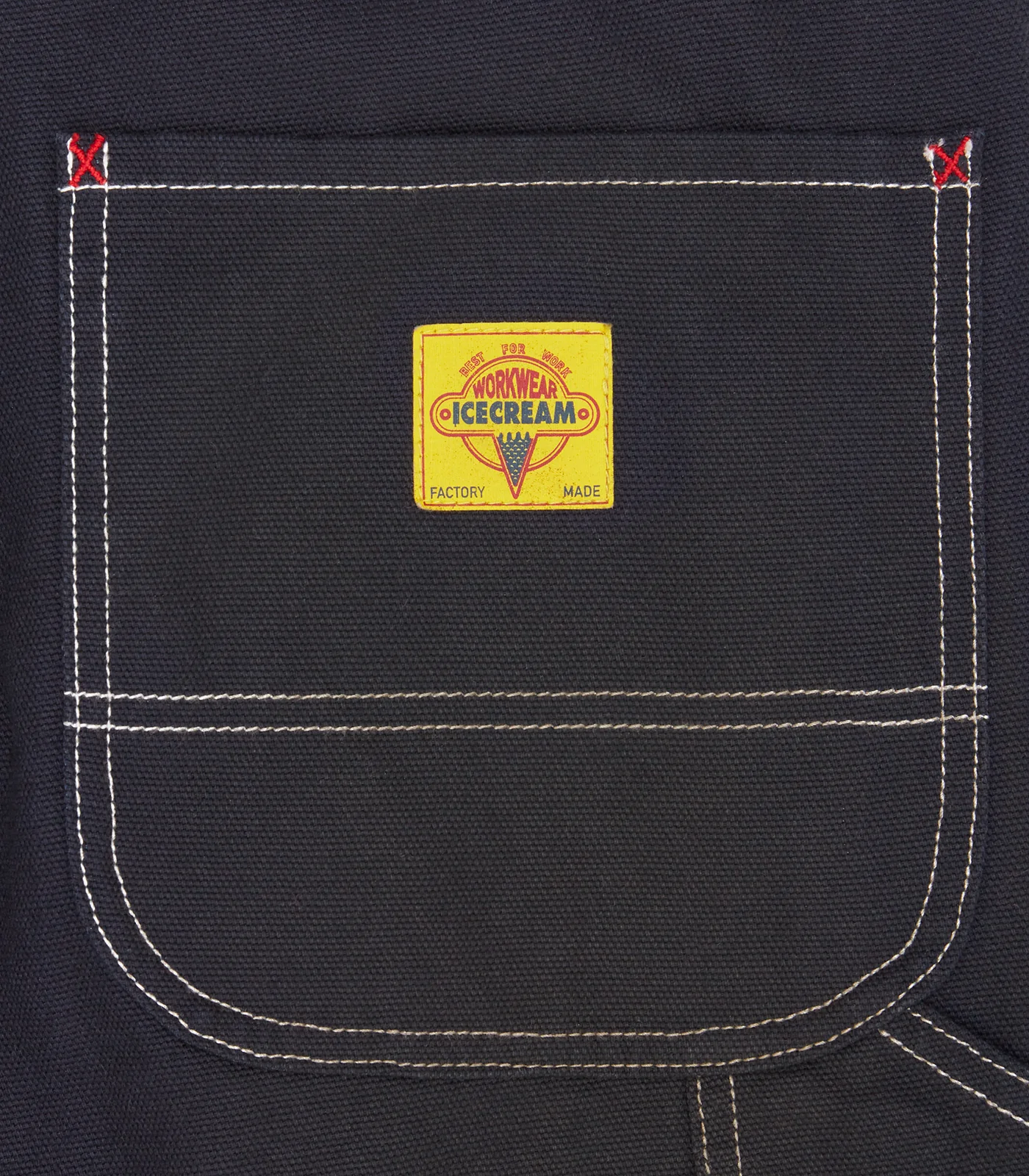 OIL STAINED CARPENTER PANTS - BLUE - Image 4