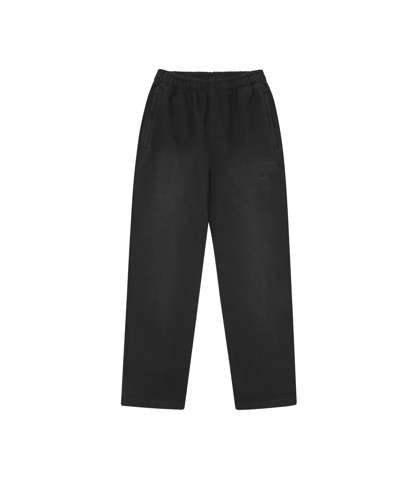 OVERSIZED ARCH LOGO SWEATPANTS - BLACK