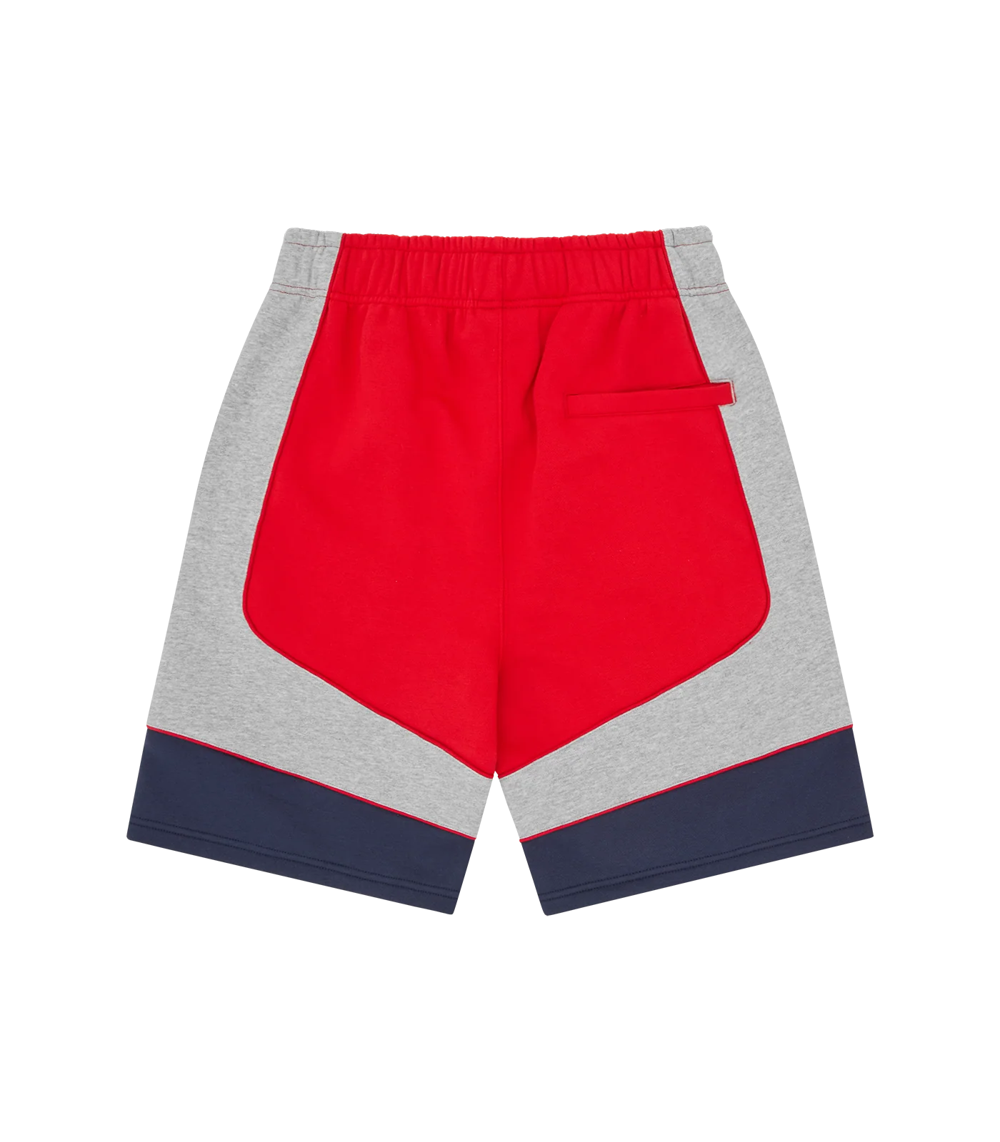 PANELLED WARM UP SWEATSHORTS - GREY - Image 3