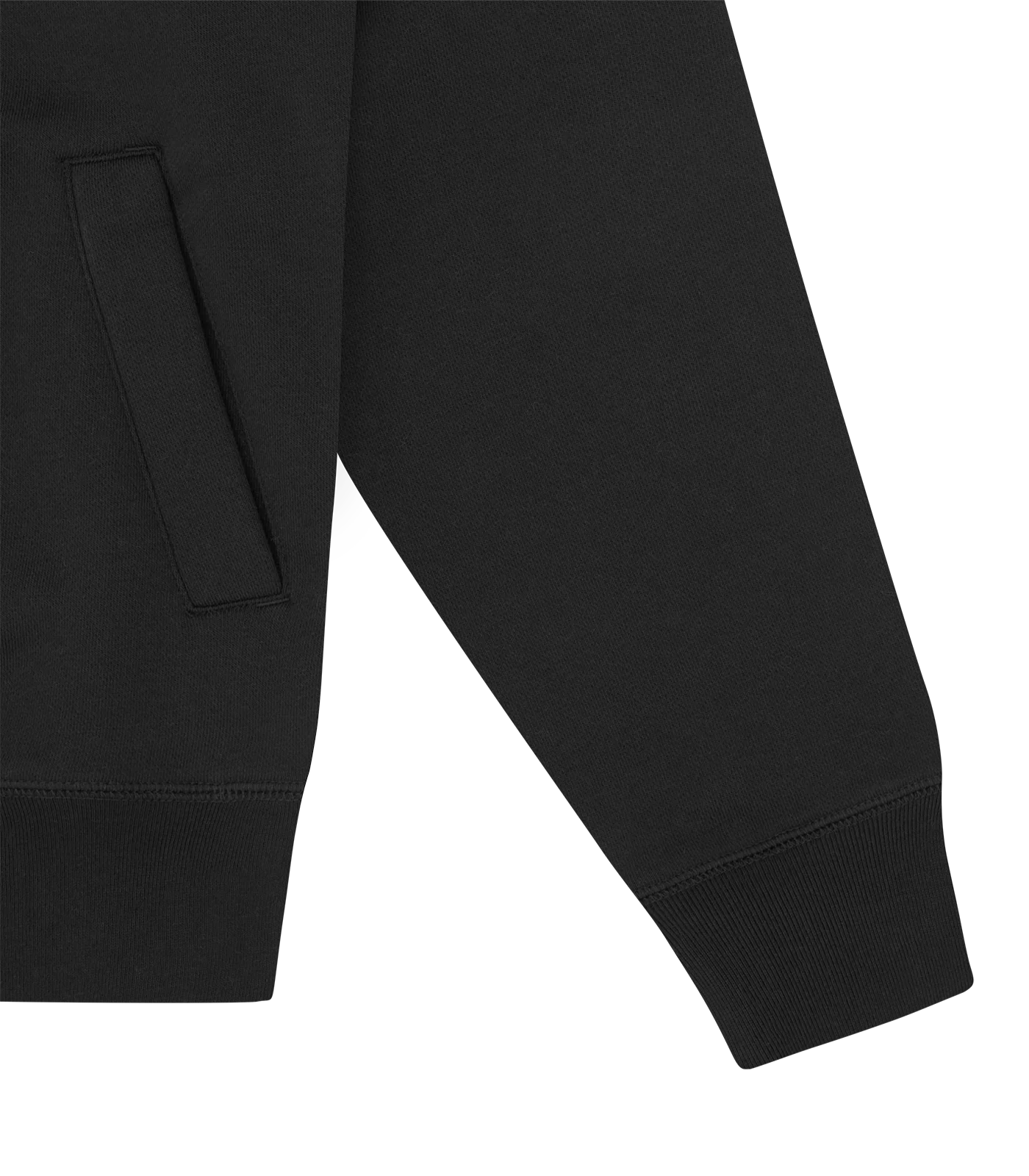 PLANET ASTRO ZIP-THROUGH HOOD - BLACK - Image 4