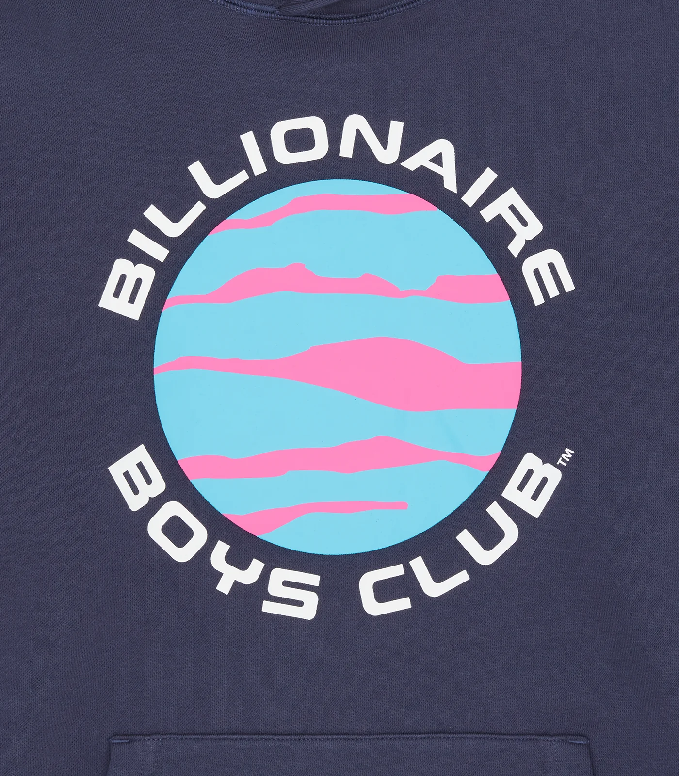 PLANET LOGO POPOVER HOOD - NAVY - Image 3