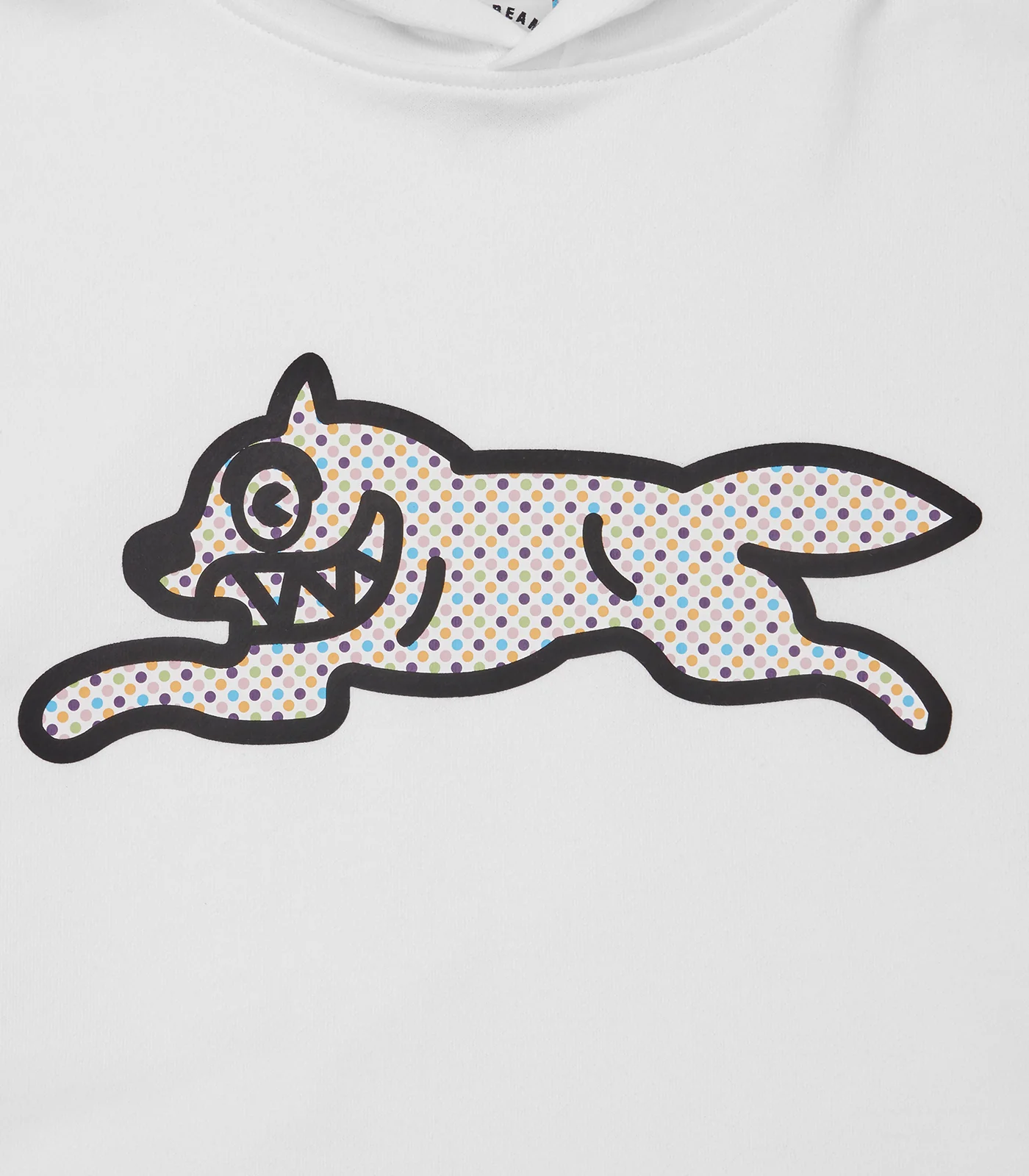 POLKA DOT RUNNING DOG POPOVER HOOD - WHITE - Image 4