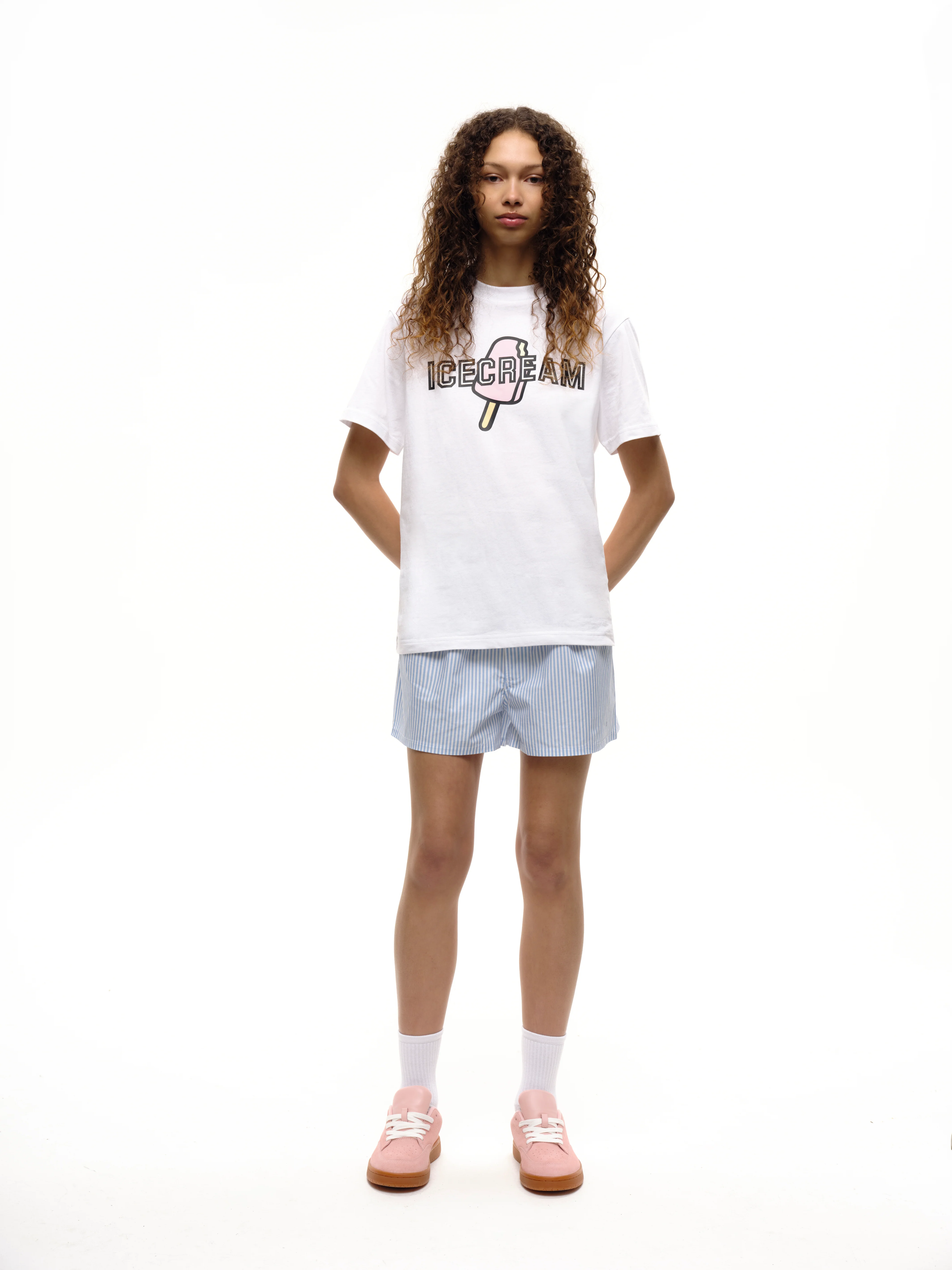 SOFT SERVE BOXER SHORT - BLUE STRIPE - Image 3