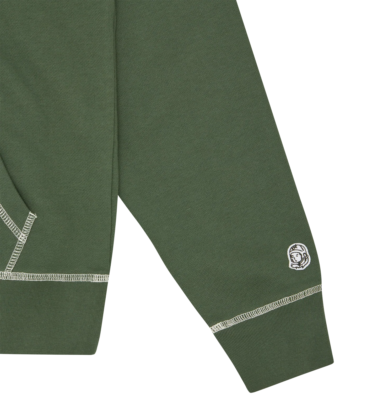 SMALL ARCH LOGO CONTRAST STITCH POPOVER - GREEN - Image 4