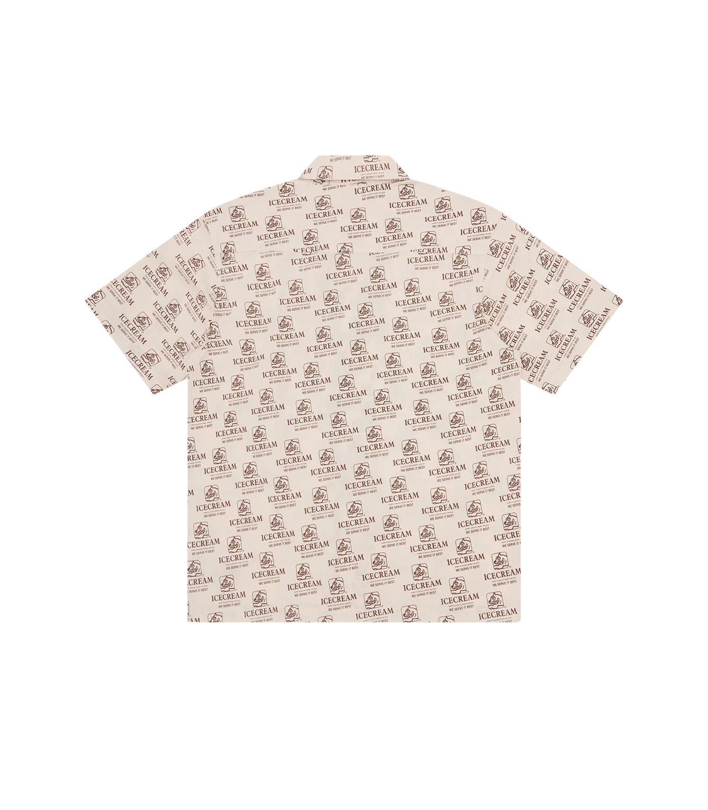 REPEAT PRINT SS SHIRT - OFF WHITE - Image 2