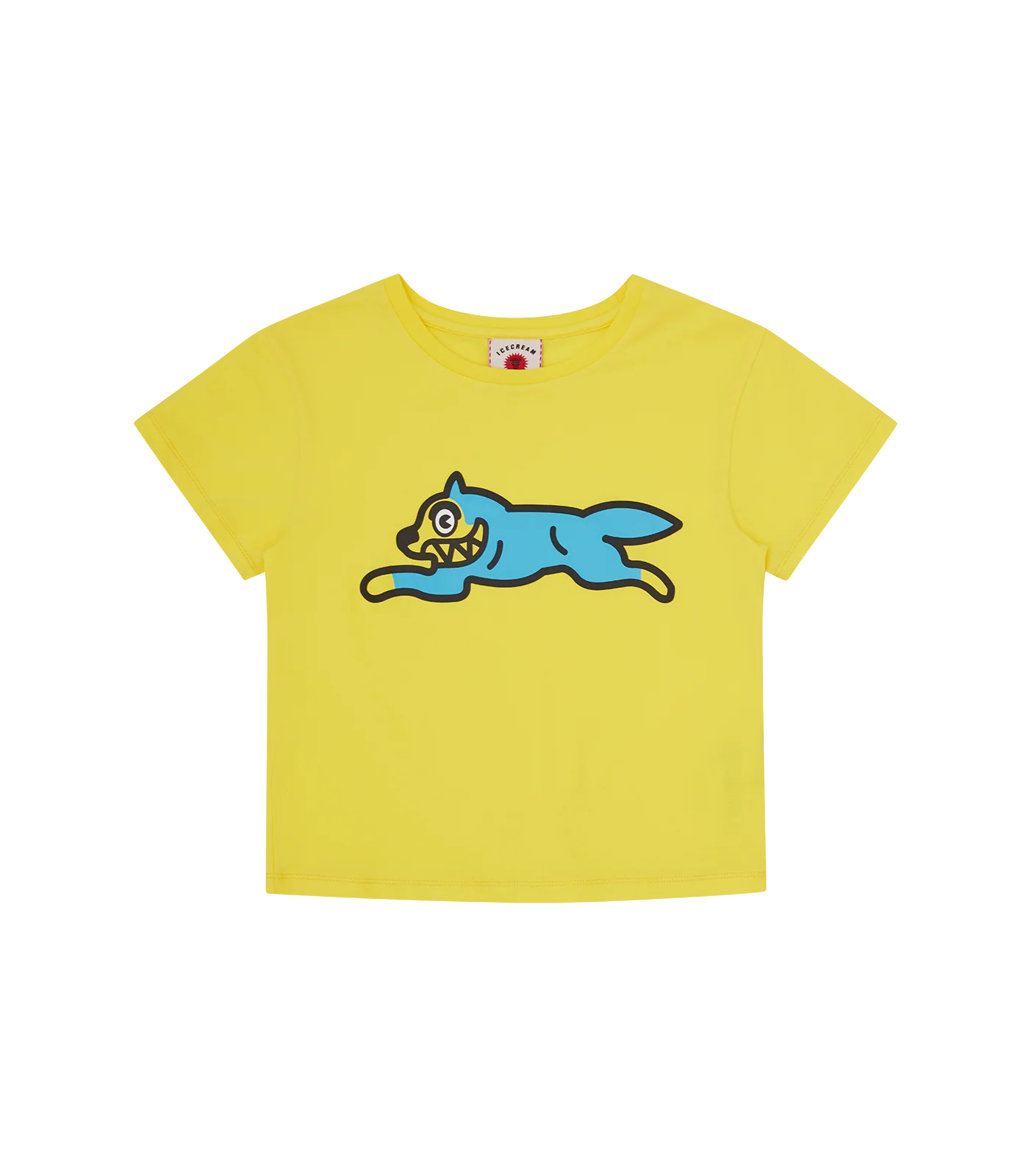RUNNING DOG BABY TEE - YELLOW