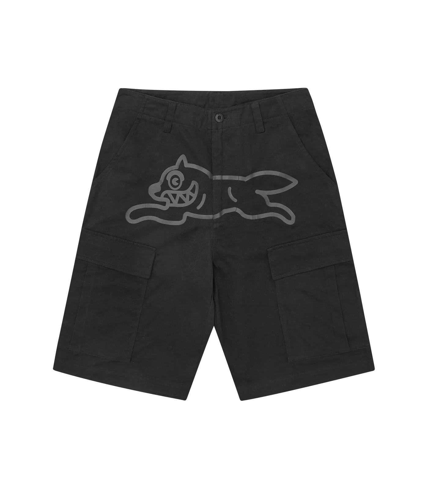 RUNNING DOG CARGO SHORTS - BLACK