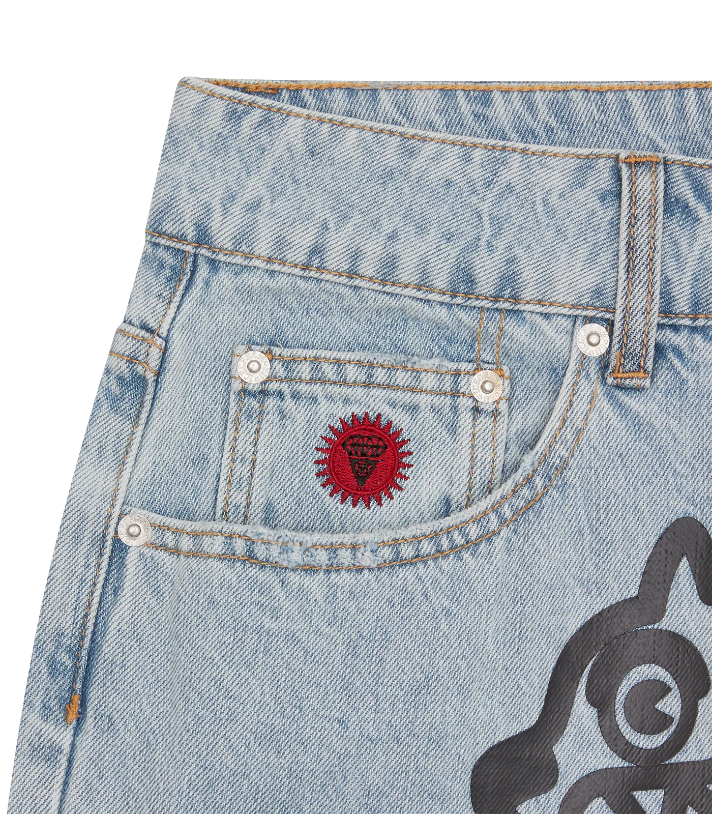 RUNNING DOG DENIM PANTS - LIGHT WASH - Image 4