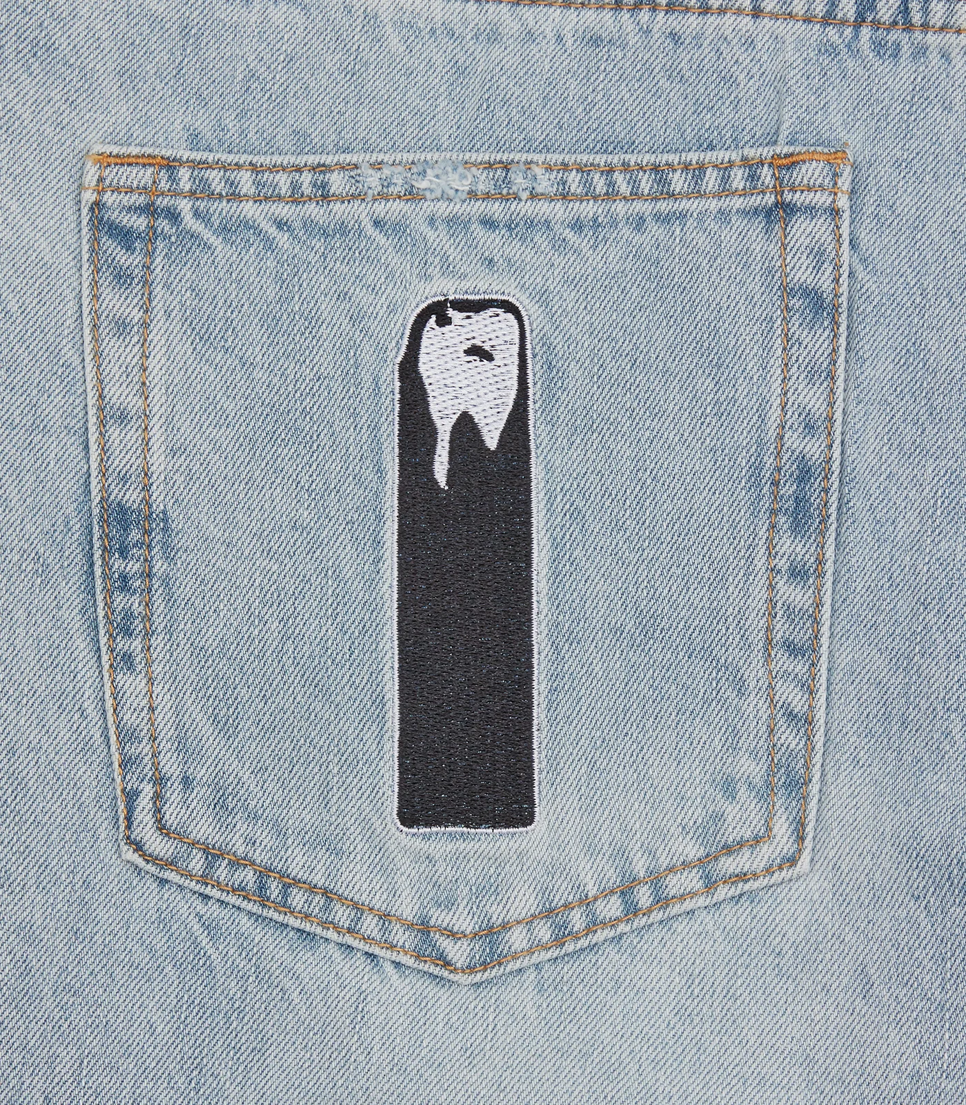RUNNING DOG DENIM PANTS - LIGHT WASH - Image 5