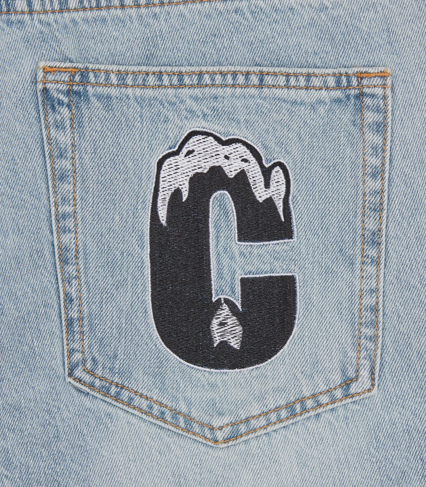 RUNNING DOG DENIM PANTS - LIGHT WASH - Image 6