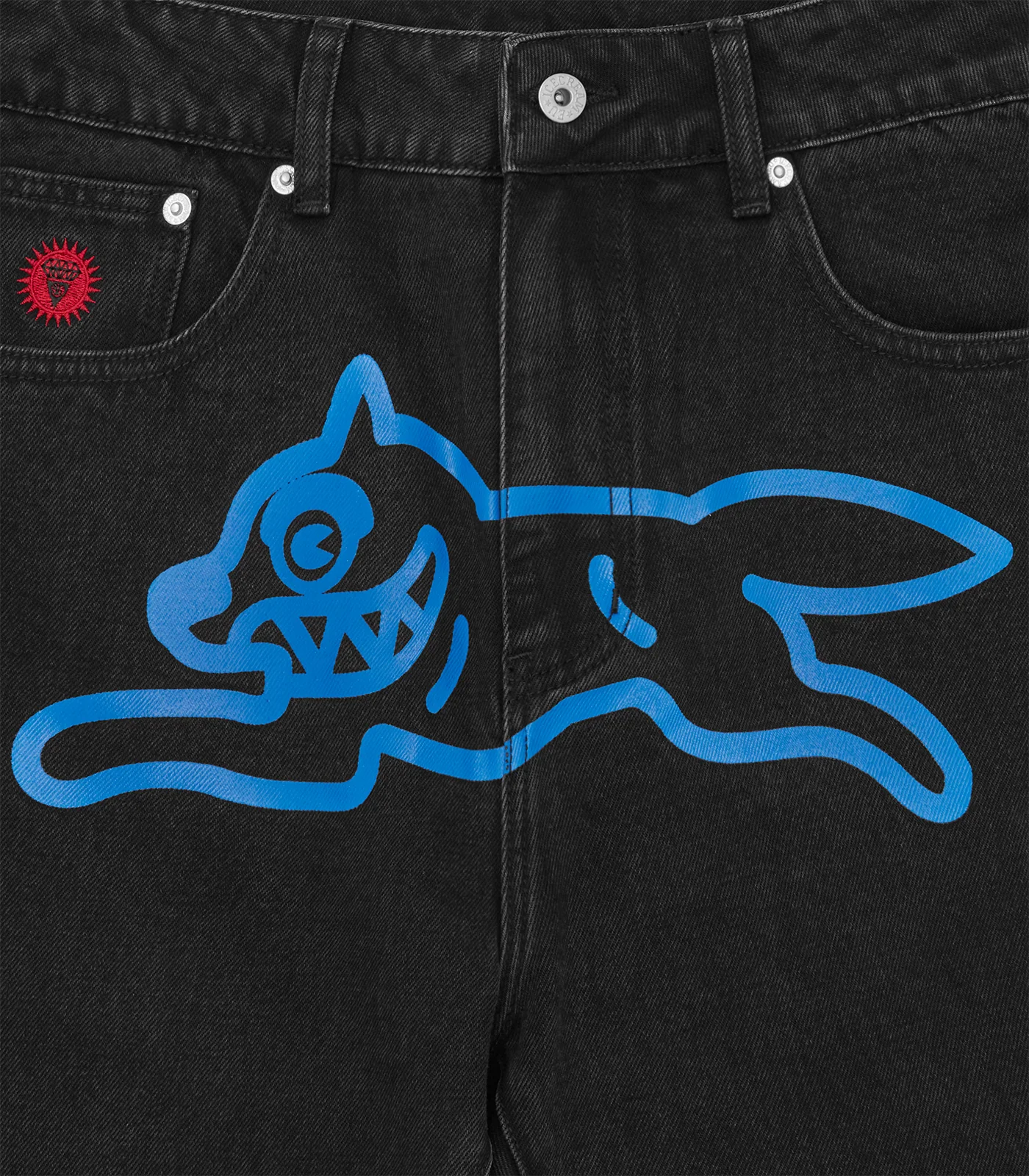 RUNNING DOG DENIM PANT - BLACK - Image 3