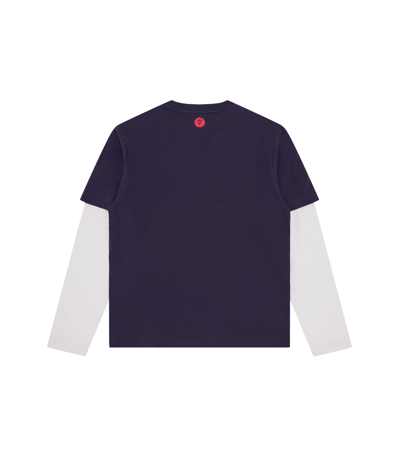 RUNNING DOG LAYERED L/S T-SHIRT - NAVY - Image 3