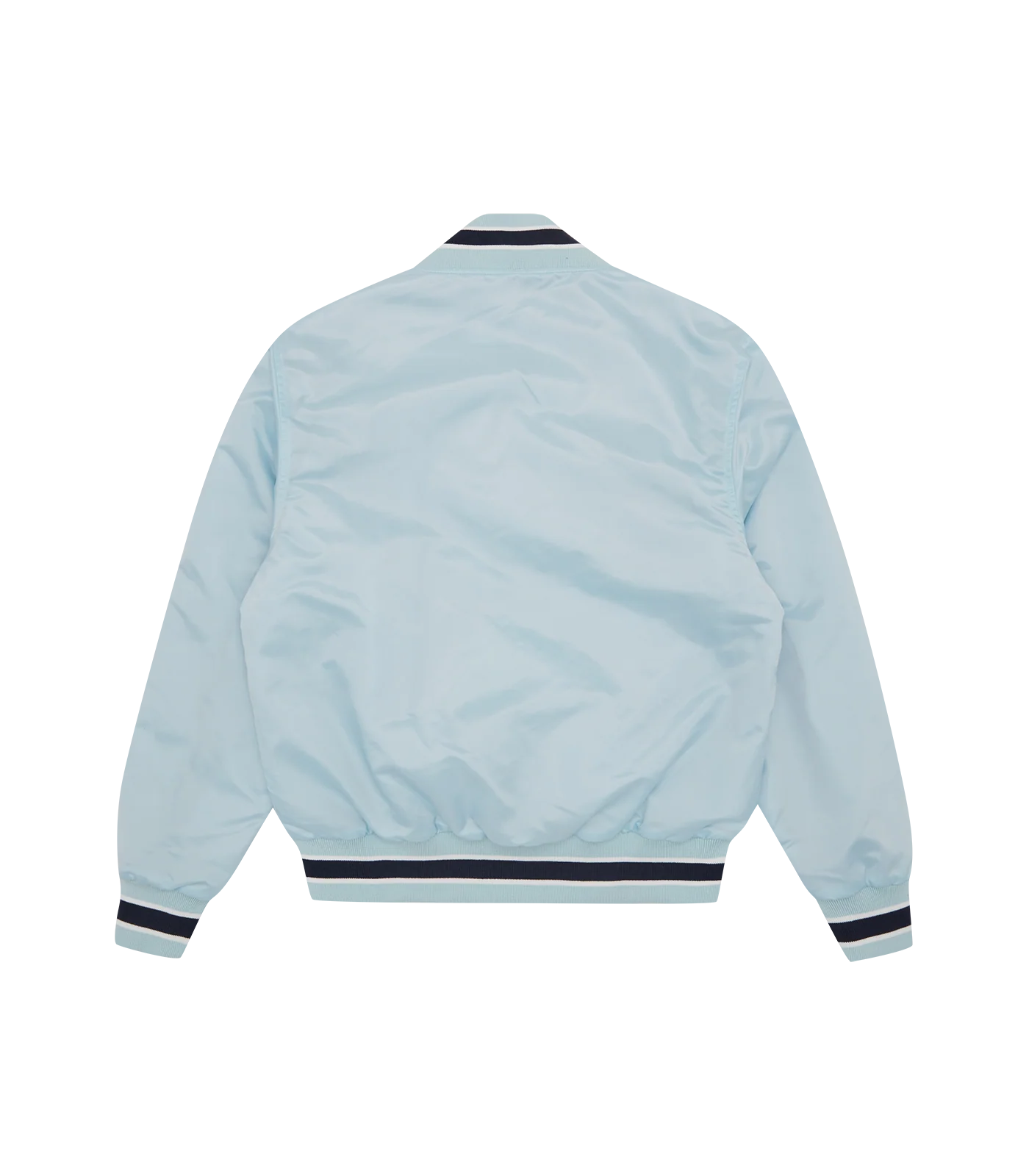 RUNNING DOG SATIN BOMBER JACKET - ICE BLUE - Image 2