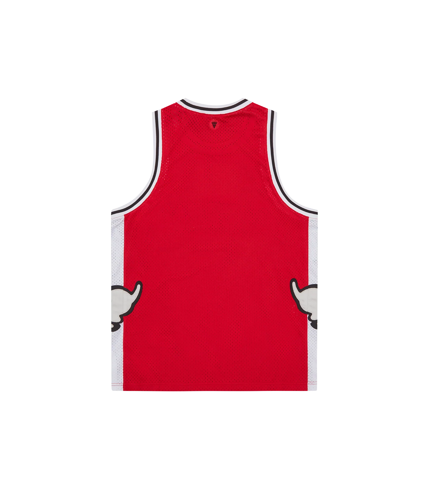 RUNNING PUPPY APPLIQUE BASKETBALL VEST - RED - Image 2