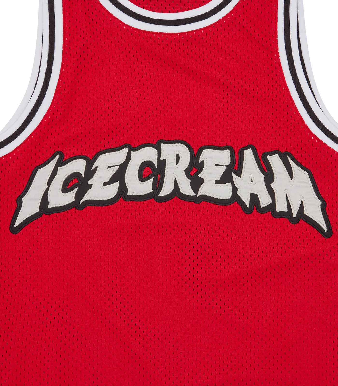 RUNNING PUPPY APPLIQUE BASKETBALL VEST - RED - Image 4