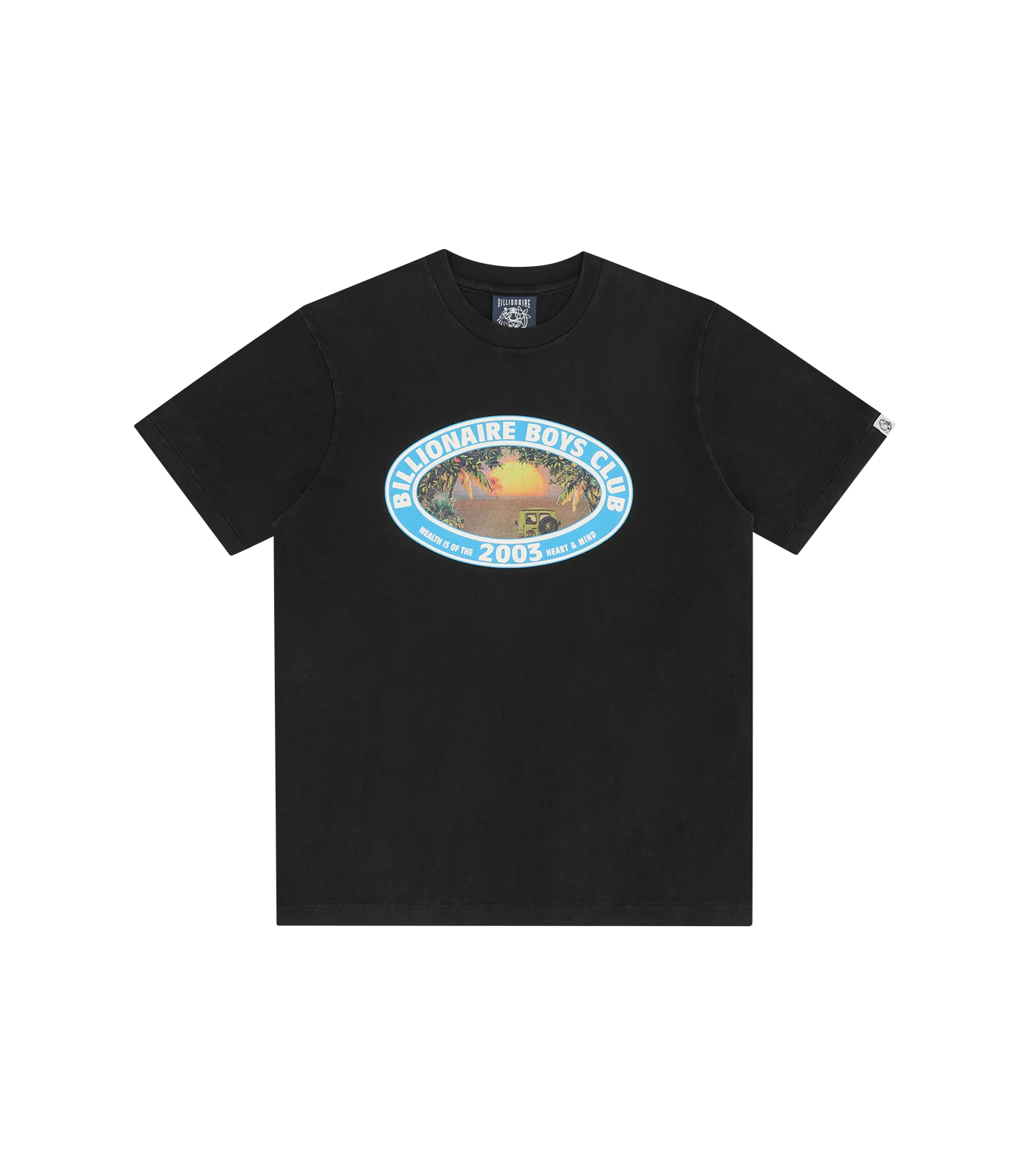 SAFARI STICKER T-SHIRT - BLACK