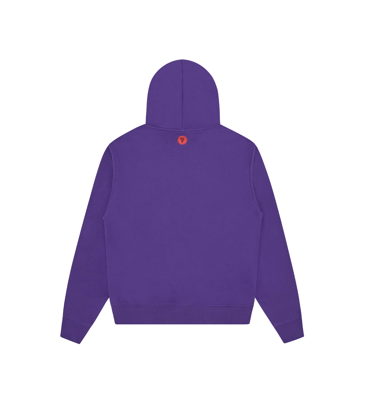 SATIN RUNNING DOG POPOVER HOOD - PURPLE - Image 2