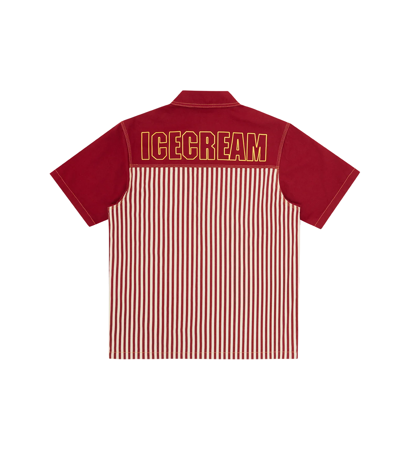 SHORT SLEEVE WORK SHIRT - RED - Image 2