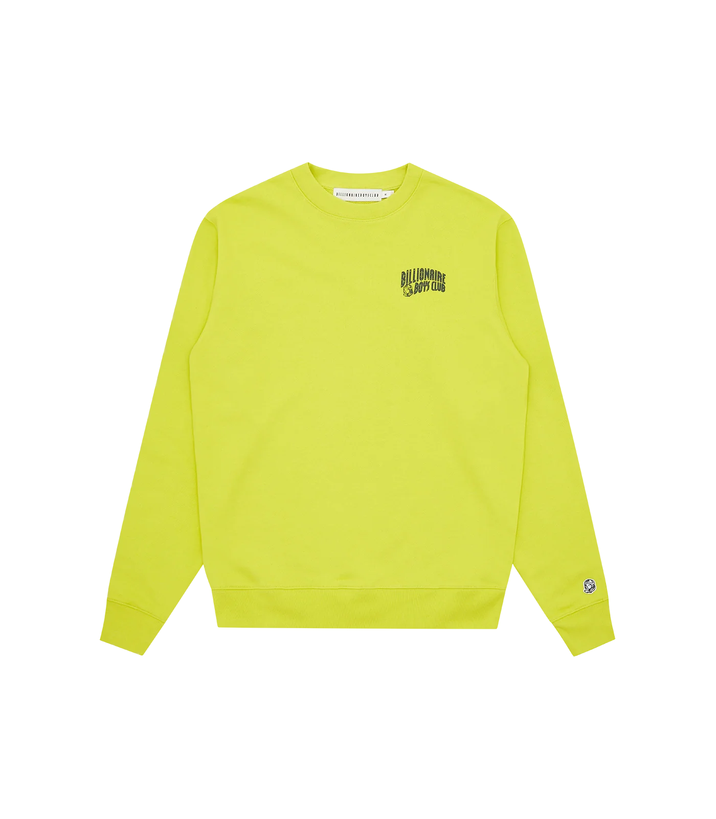 SMALL ARCH LOGO CREWNECK - ACID YELLOW