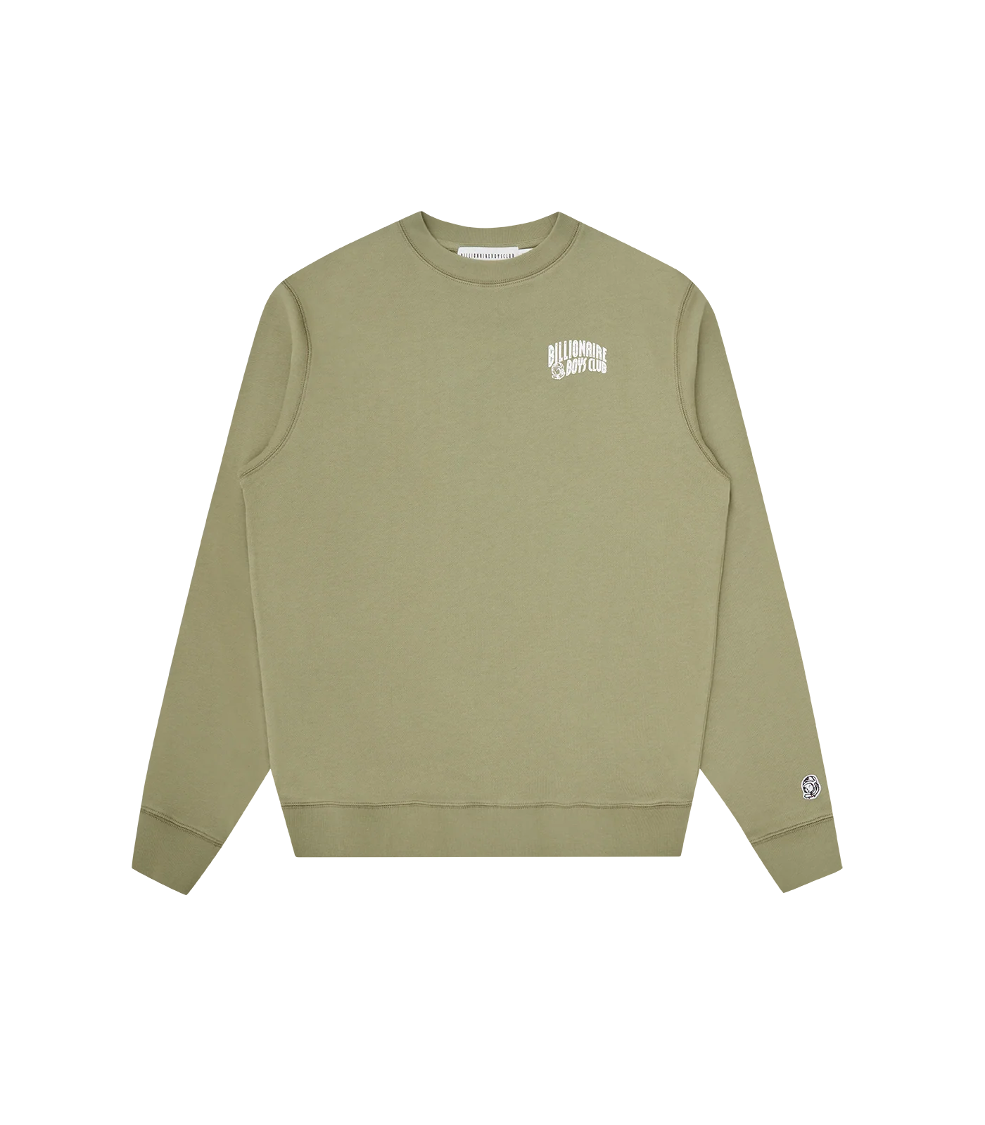 SMALL ARCH LOGO CREWNECK - OLIVE GREEN