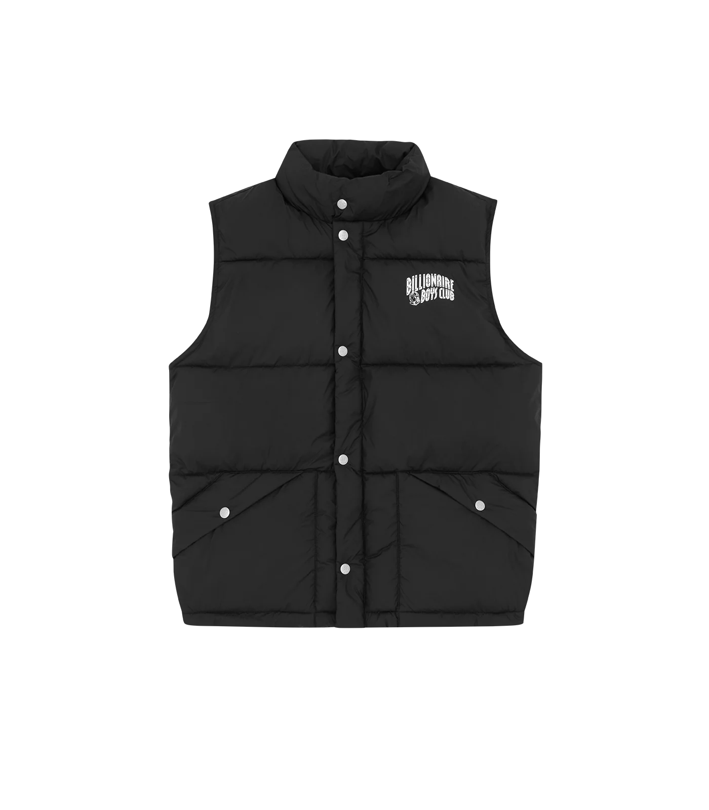 SMALL ARCH LOGO GILET - BLACK
