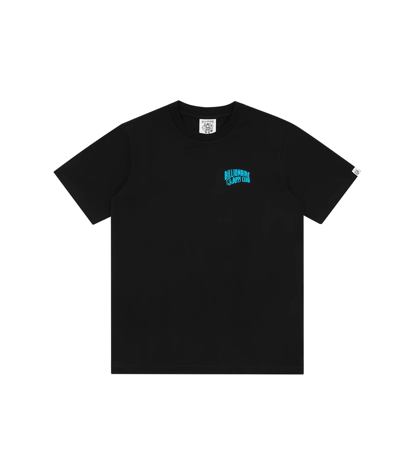 SMALL ARCH LOGO HIGHLIGHTER T-SHIRT - BLACK/BLUE