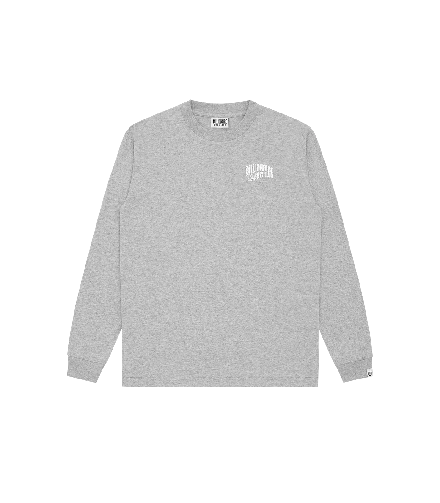SMALL ARCH LOGO L/S T-SHIRT - HEATHER GREY