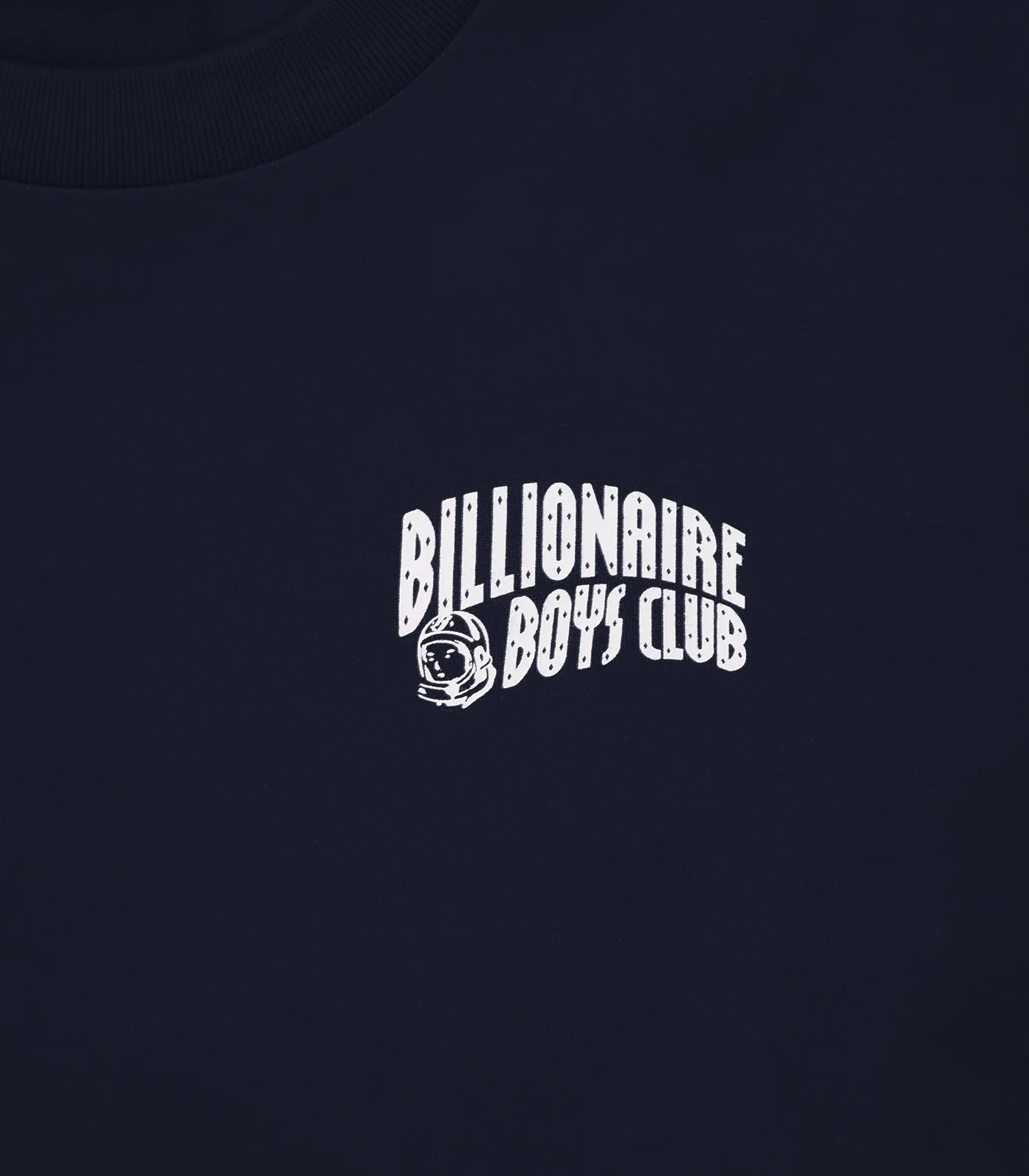 SMALL ARCH LOGO L/S T-SHIRT - NAVY/WHITE LOGO - Image 3