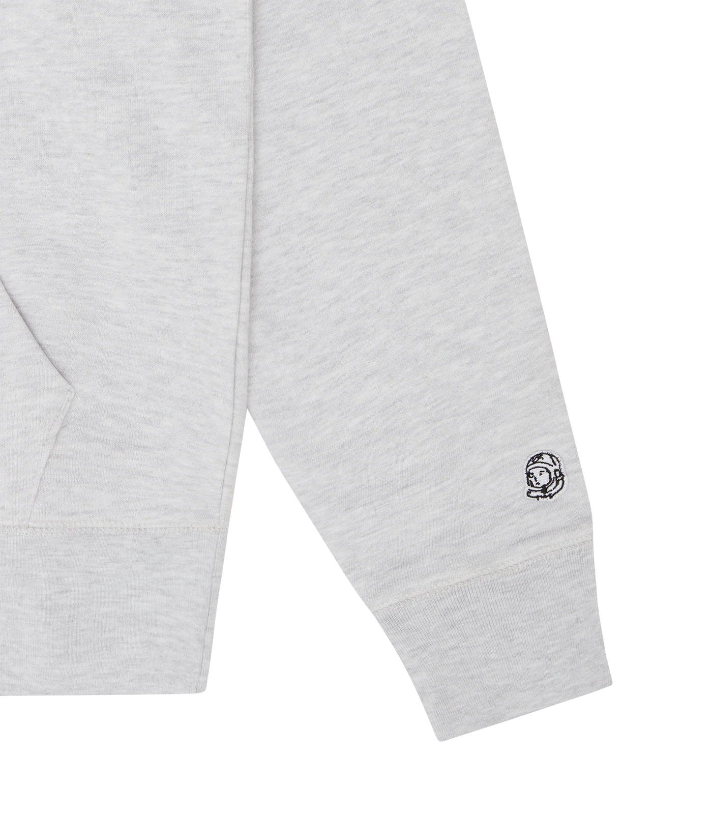 SMALL ARCH LOGO POPOVER HOOD - HEATHER ASH - Image 4