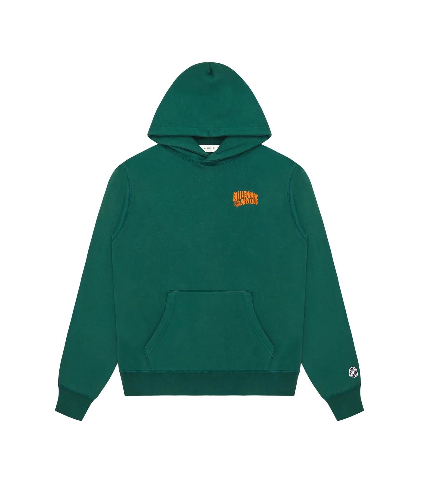 SMALL ARCH LOGO POPOVER HOOD - FOREST GREEN