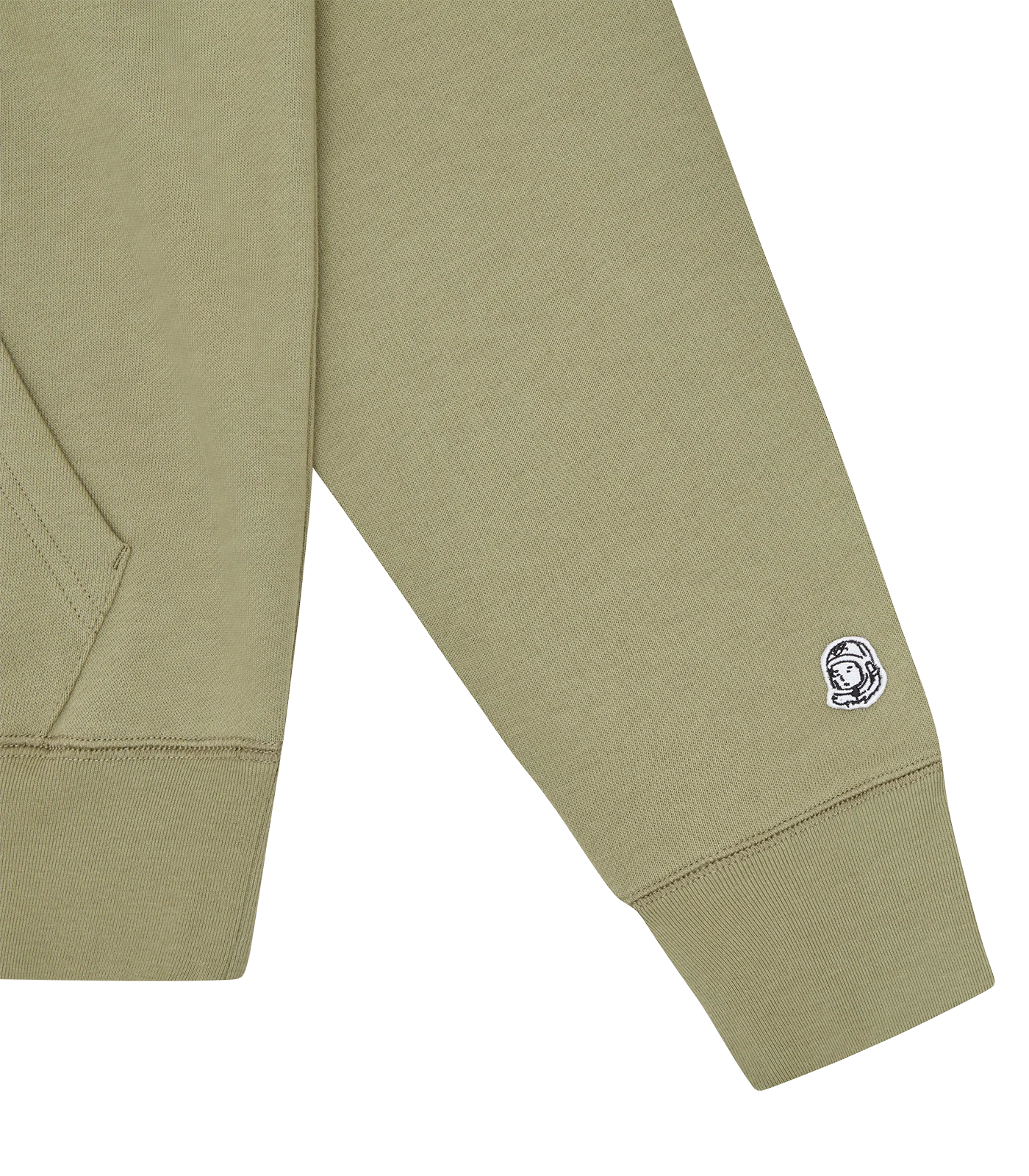SMALL ARCH LOGO POPOVER HOOD - OLIVE GREEN - Image 4