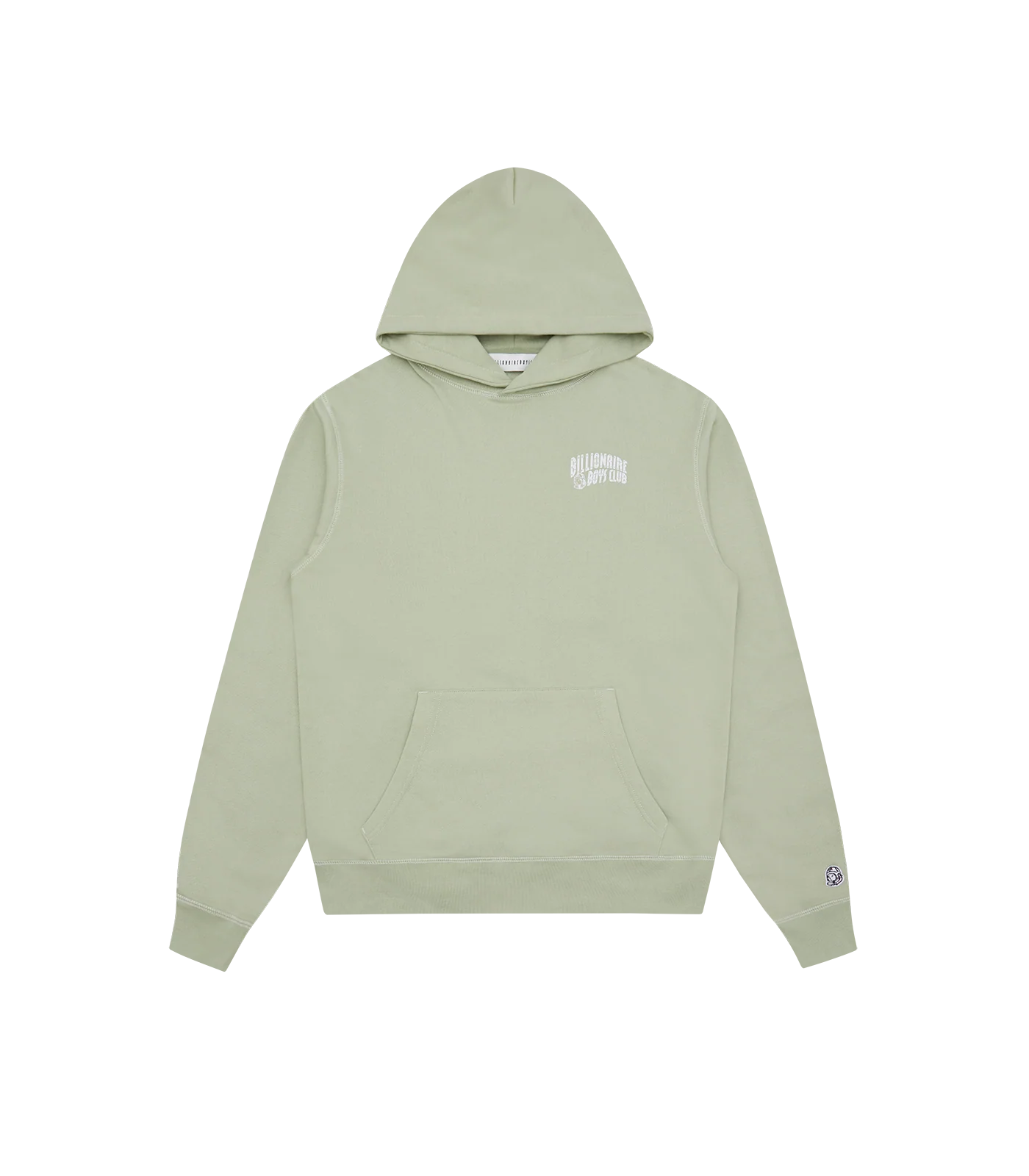 SMALL ARCH LOGO POPOVER HOOD - PISTACHIO