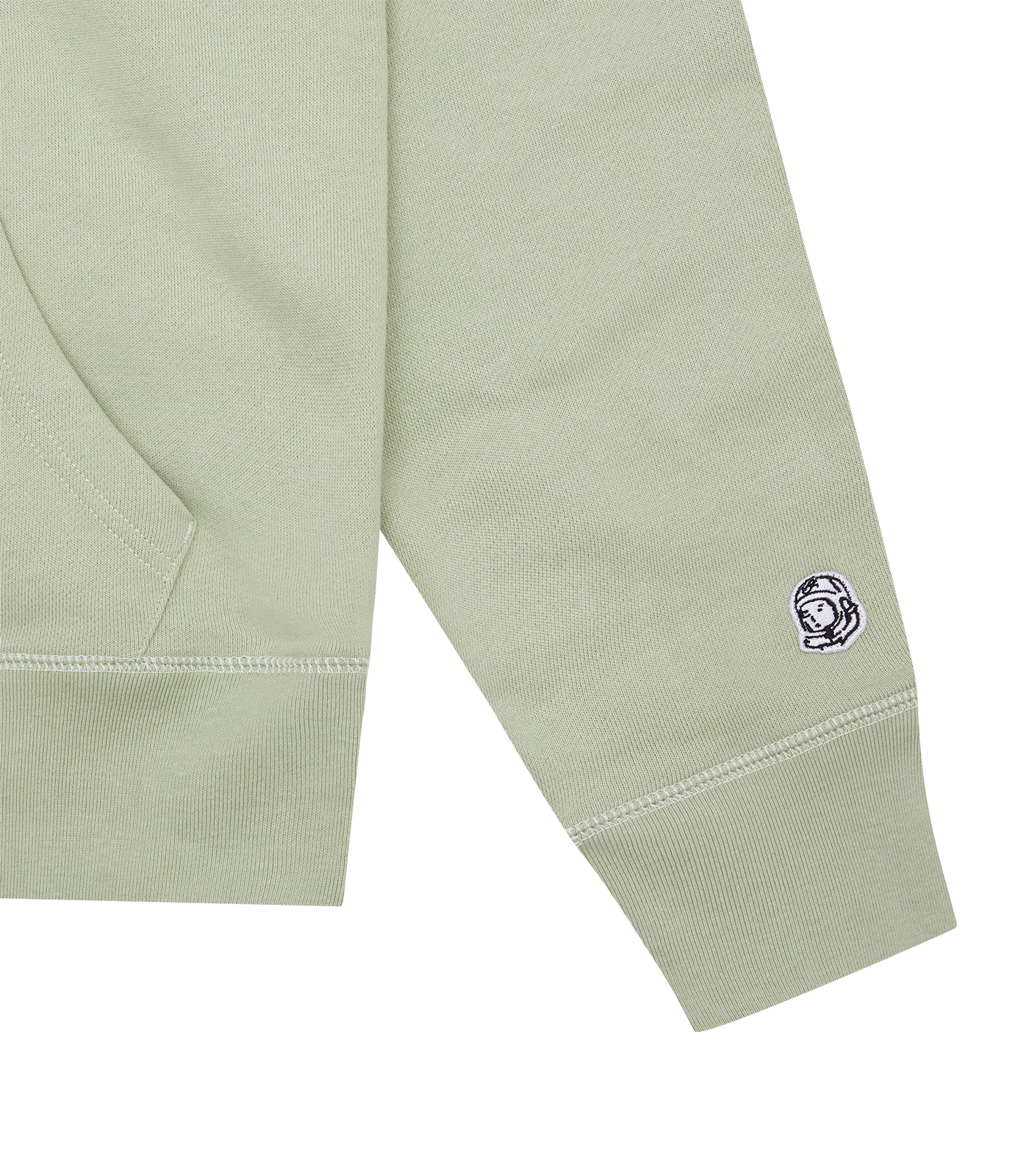 SMALL ARCH LOGO POPOVER HOOD - PISTACHIO - Image 4