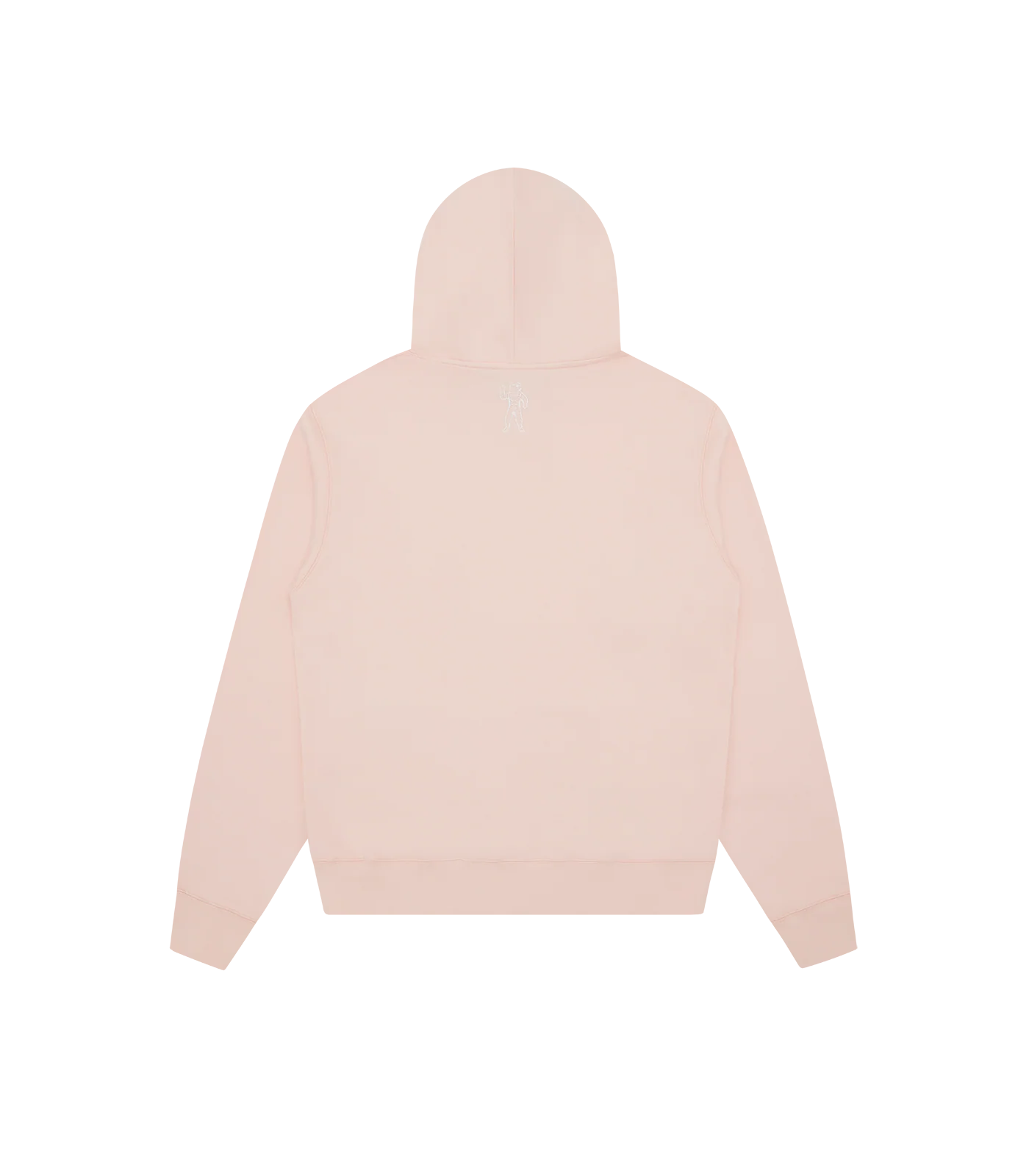 SMALL ARCH LOGO POPOVER HOOD - POWDER PINK/WHITE LOGO - Image 2