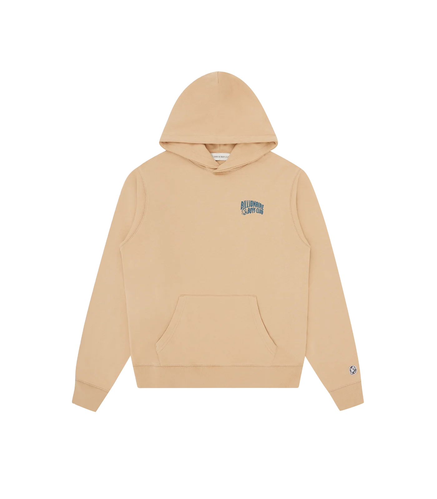 SMALL ARCH LOGO POPOVER HOOD - SAND