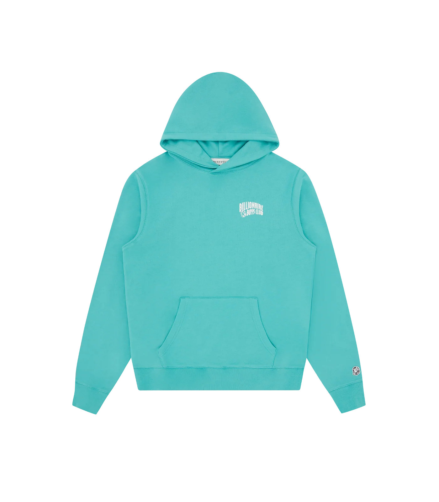 SMALL ARCH LOGO POPOVER HOOD - TEAL