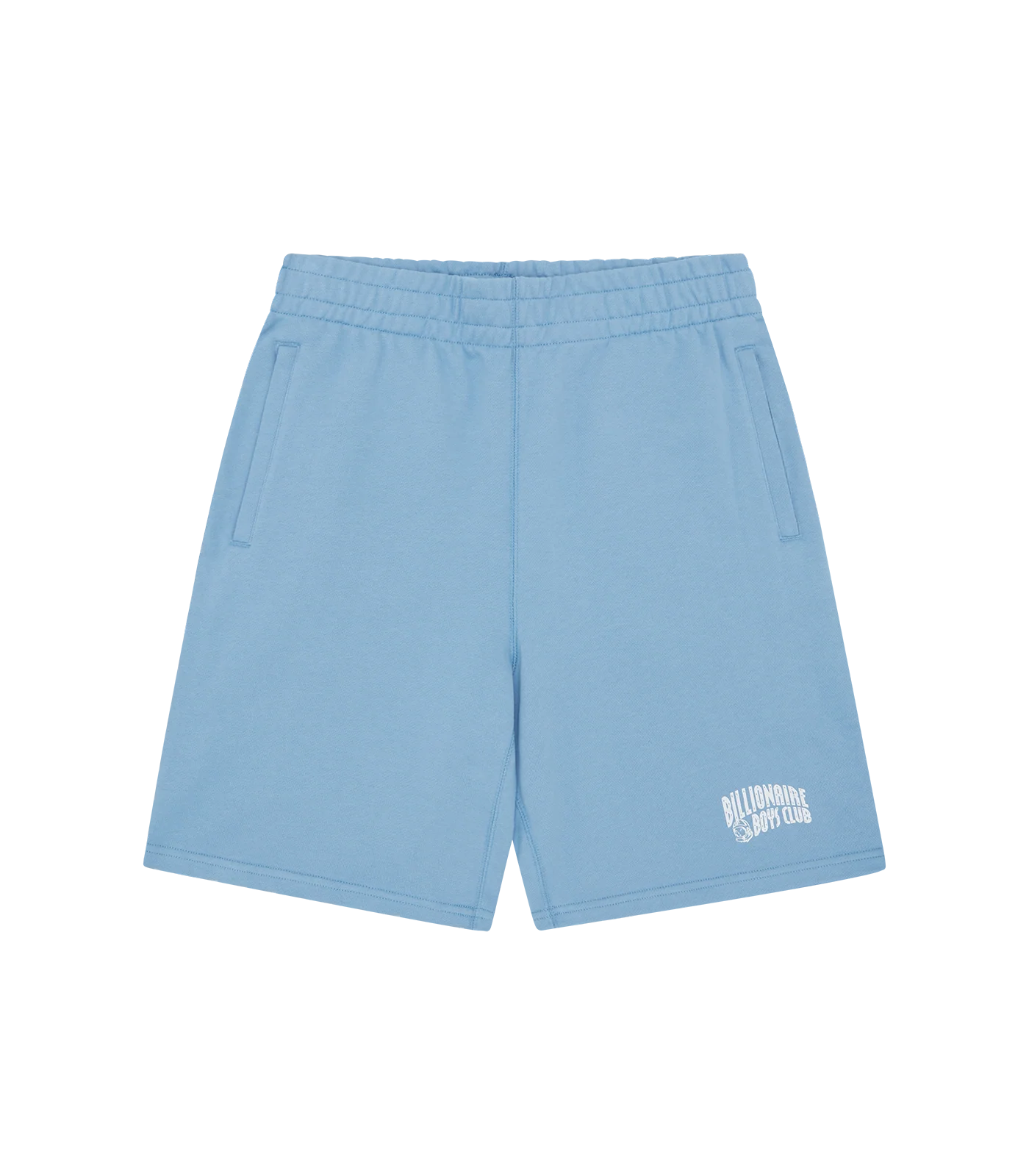 SMALL ARCH LOGO SHORTS - POWDER BLUE/WHITE LOGO