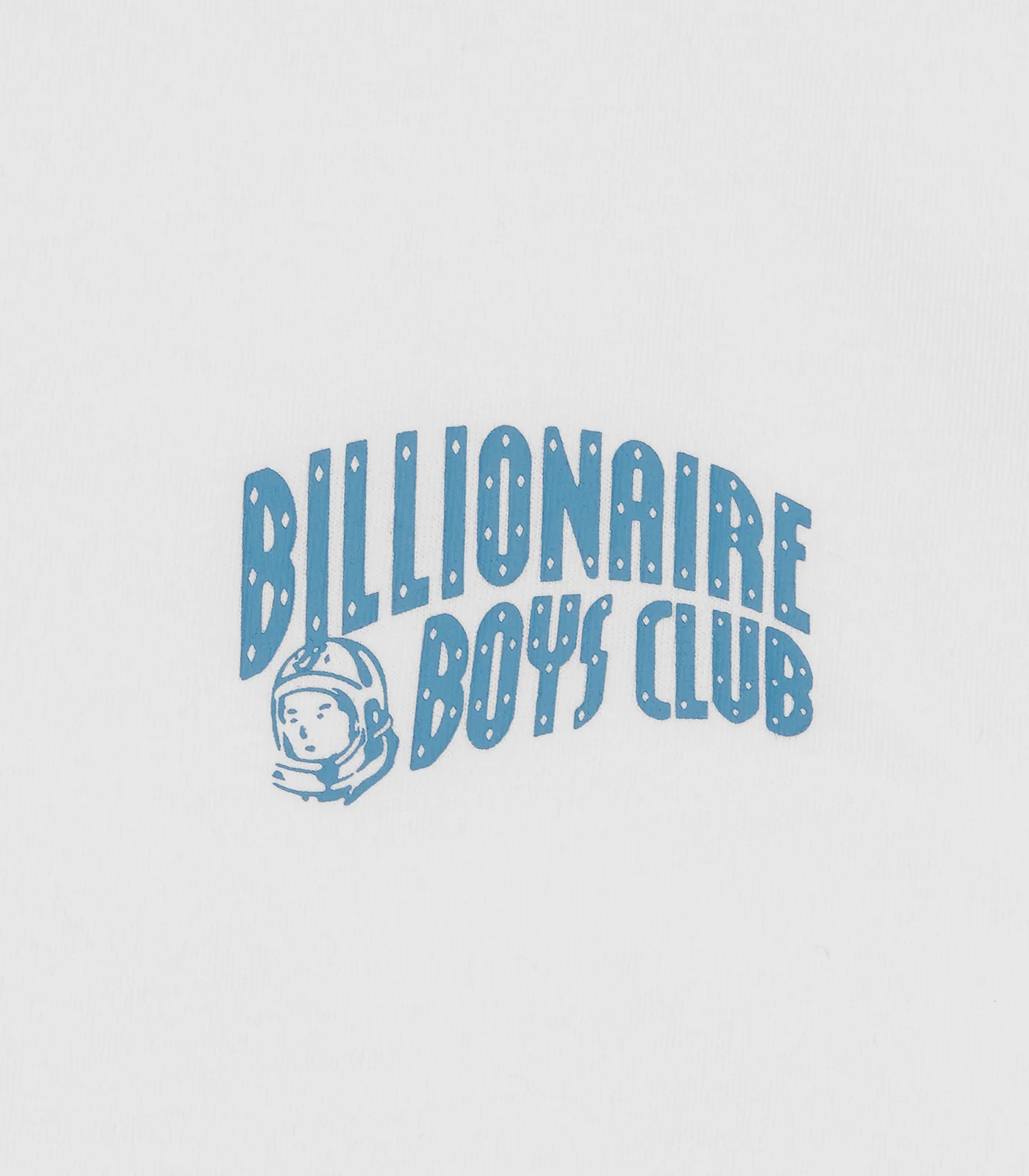 SMALL ARCH LOGO T-SHIRT - WHITE/BLUE LOGO - Image 3