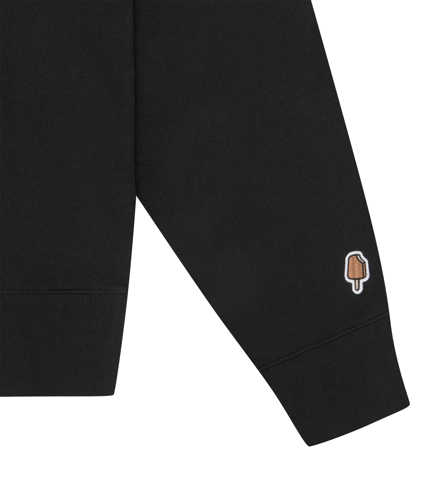 SPRAY PAINT RUNNING DOG CREWNECK - BLACK - Image 4