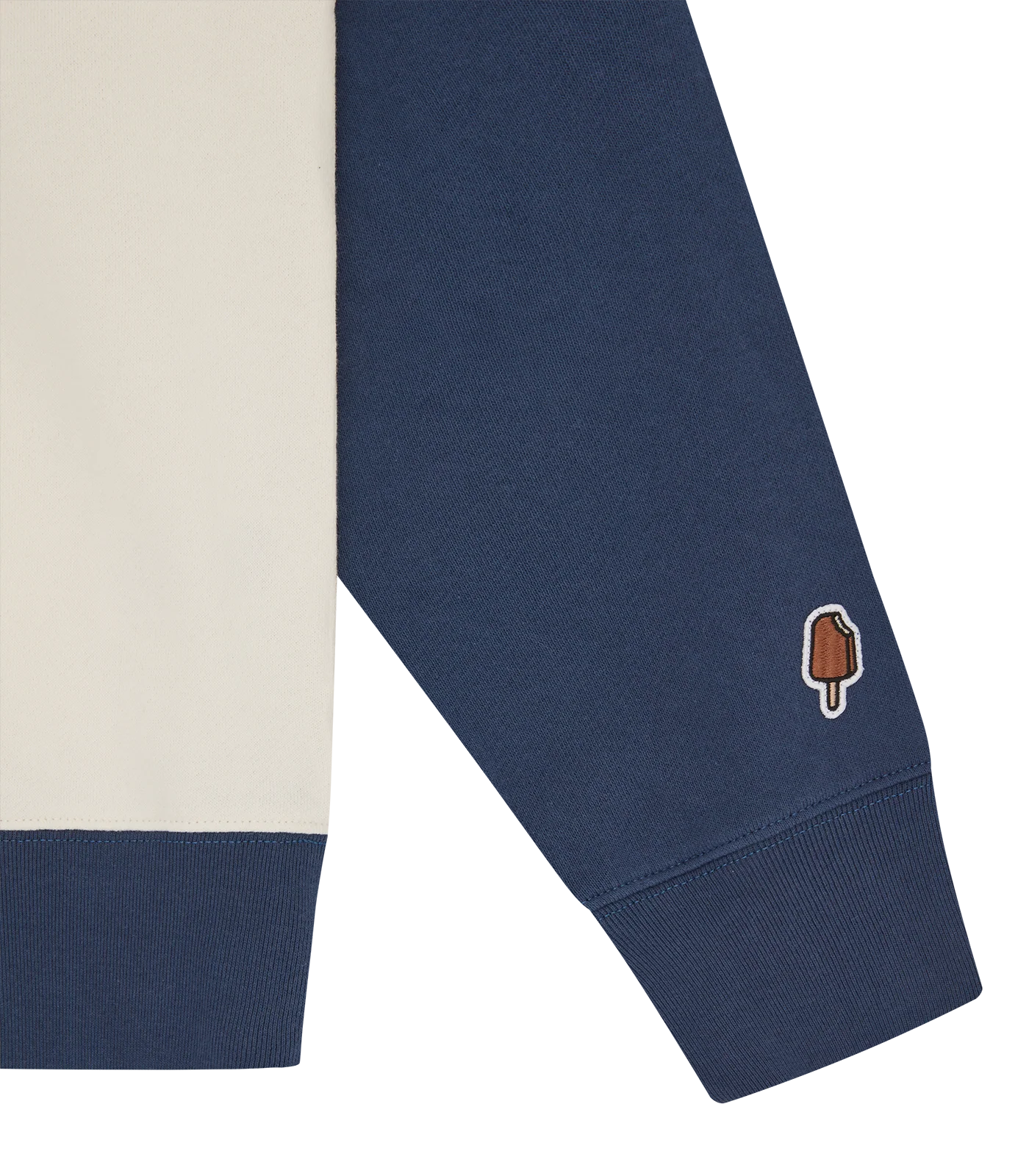 STACK EM UP CREWNECK - OFF WHITE/NAVY - Image 6