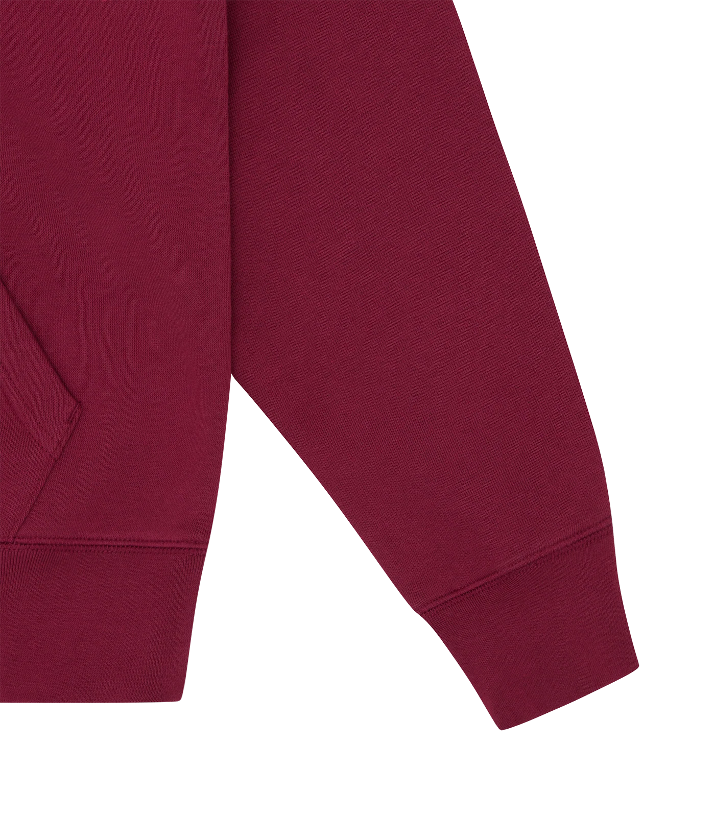 STANDING ASTRO SERIF POPOVER HOOD - BURGUNDY - Image 4