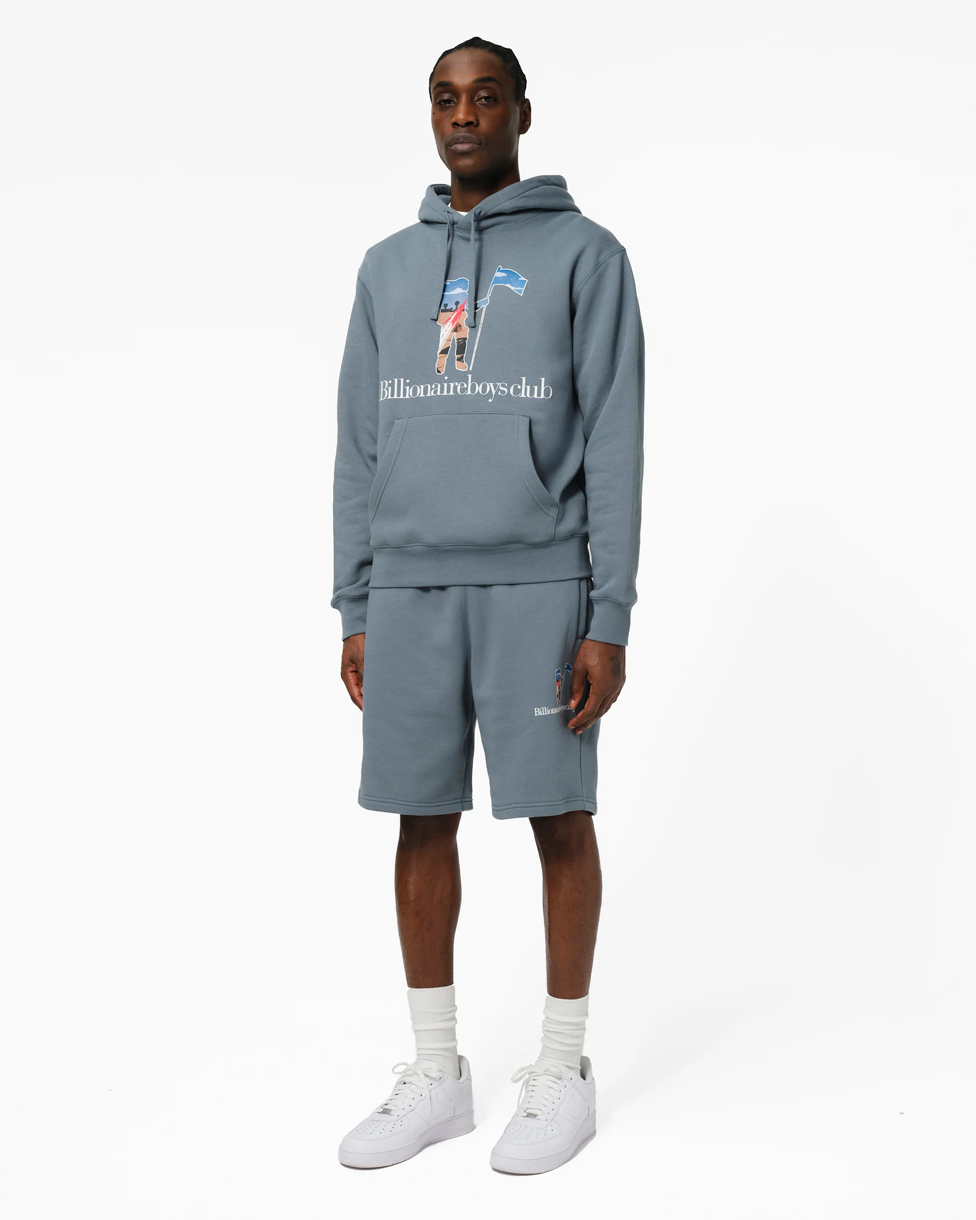 STANDING ASTRO SERIF POPOVER HOOD  - SLATE BLUE - Image 4
