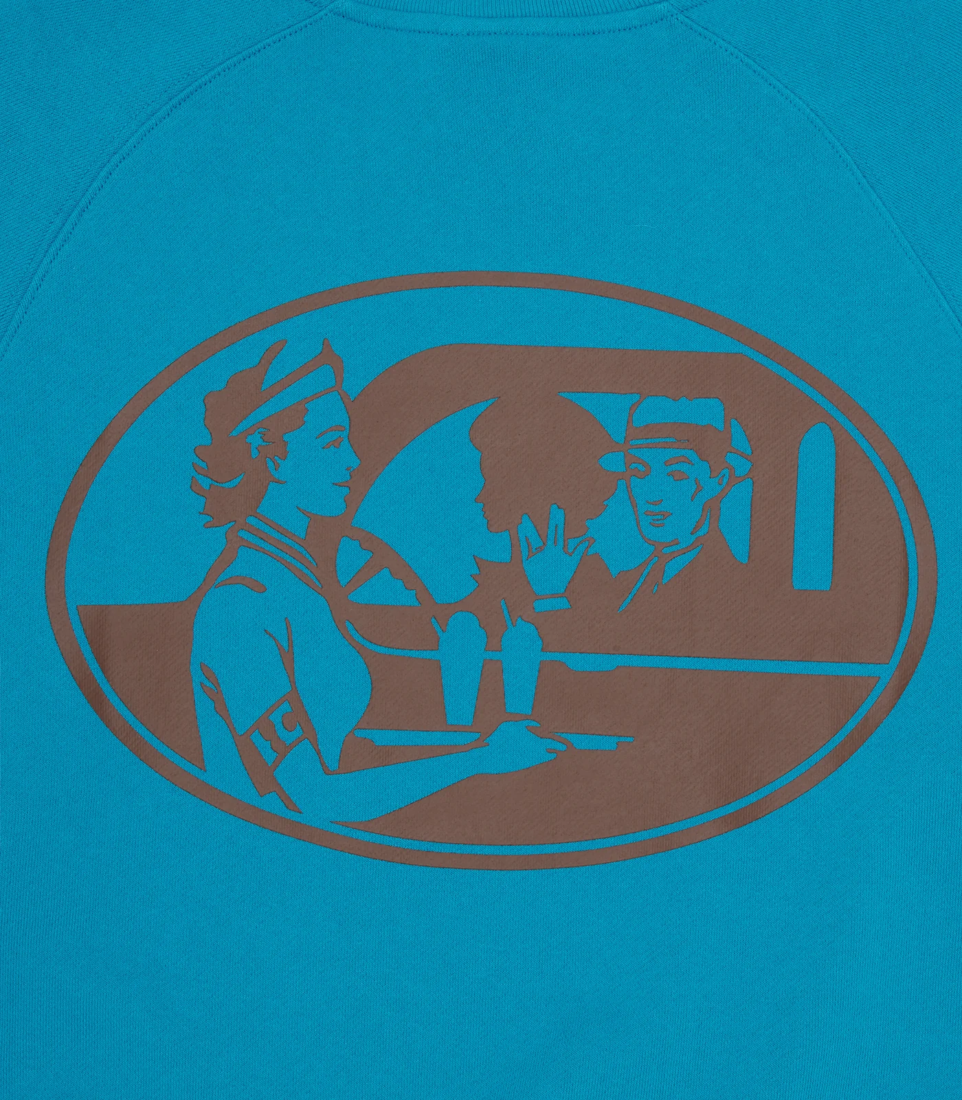 STICKER CREWNECK - TEAL - Image 5