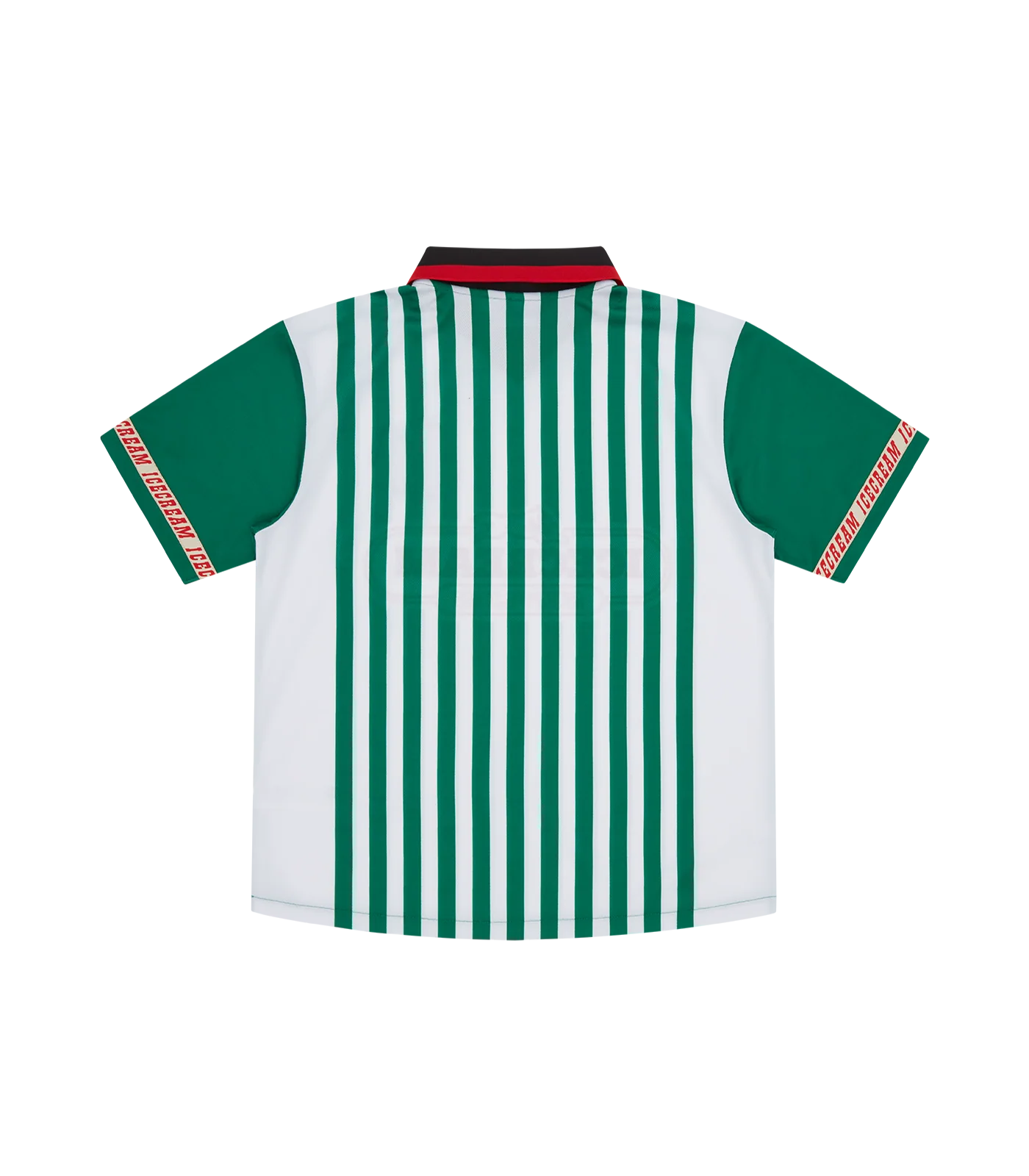 STRIPED FOOTBALL SHIRT - GREEN - Image 2