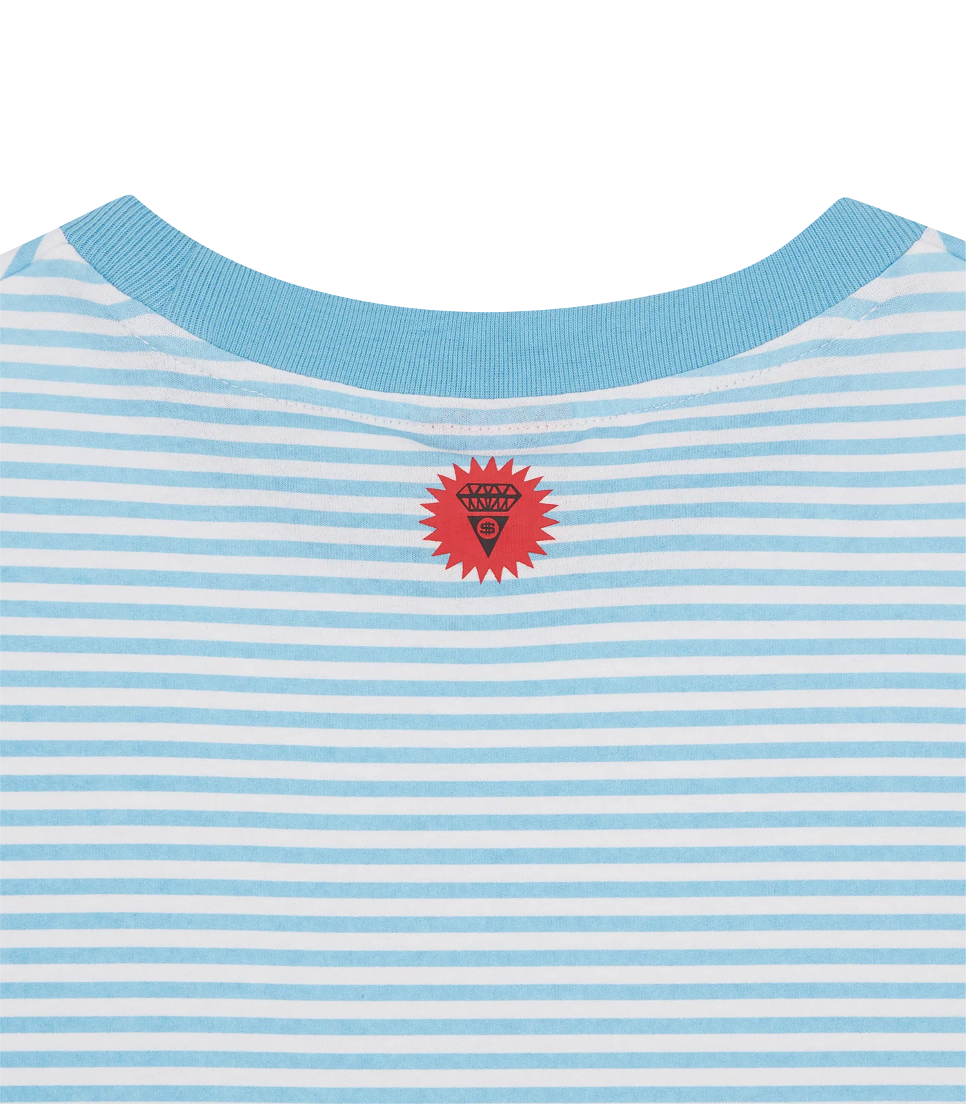STRIPED T-SHIRT - BLUE/WHITE - Image 5